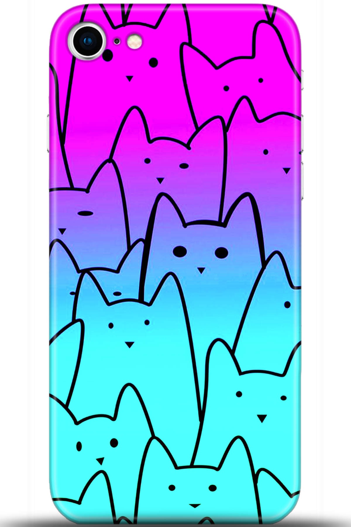 Apple iPhone 8 Uyumlu Kılıf HD Baskılı Kılıf - Followed Institution 5511