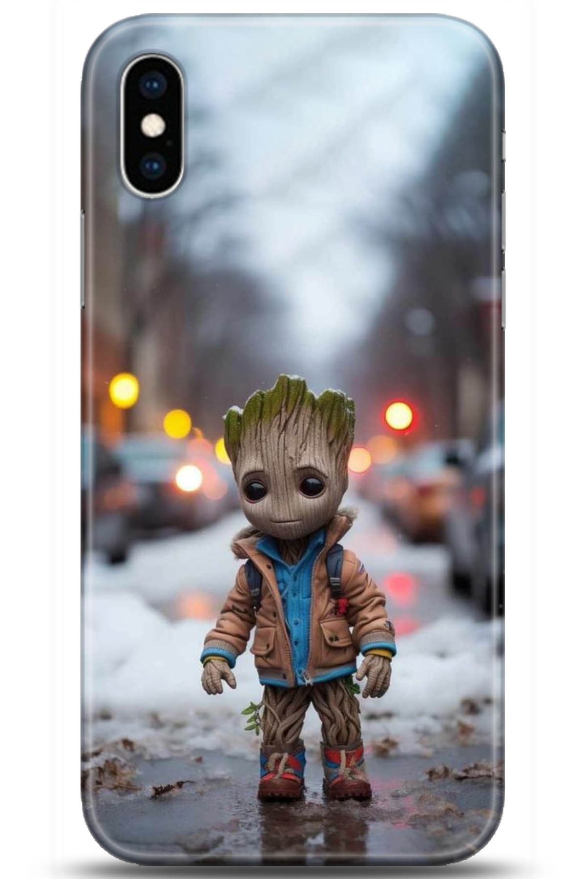 Apple iPhone X Uyumlu Kılıf HD Baskılı Kılıf - Followed Institution 5014