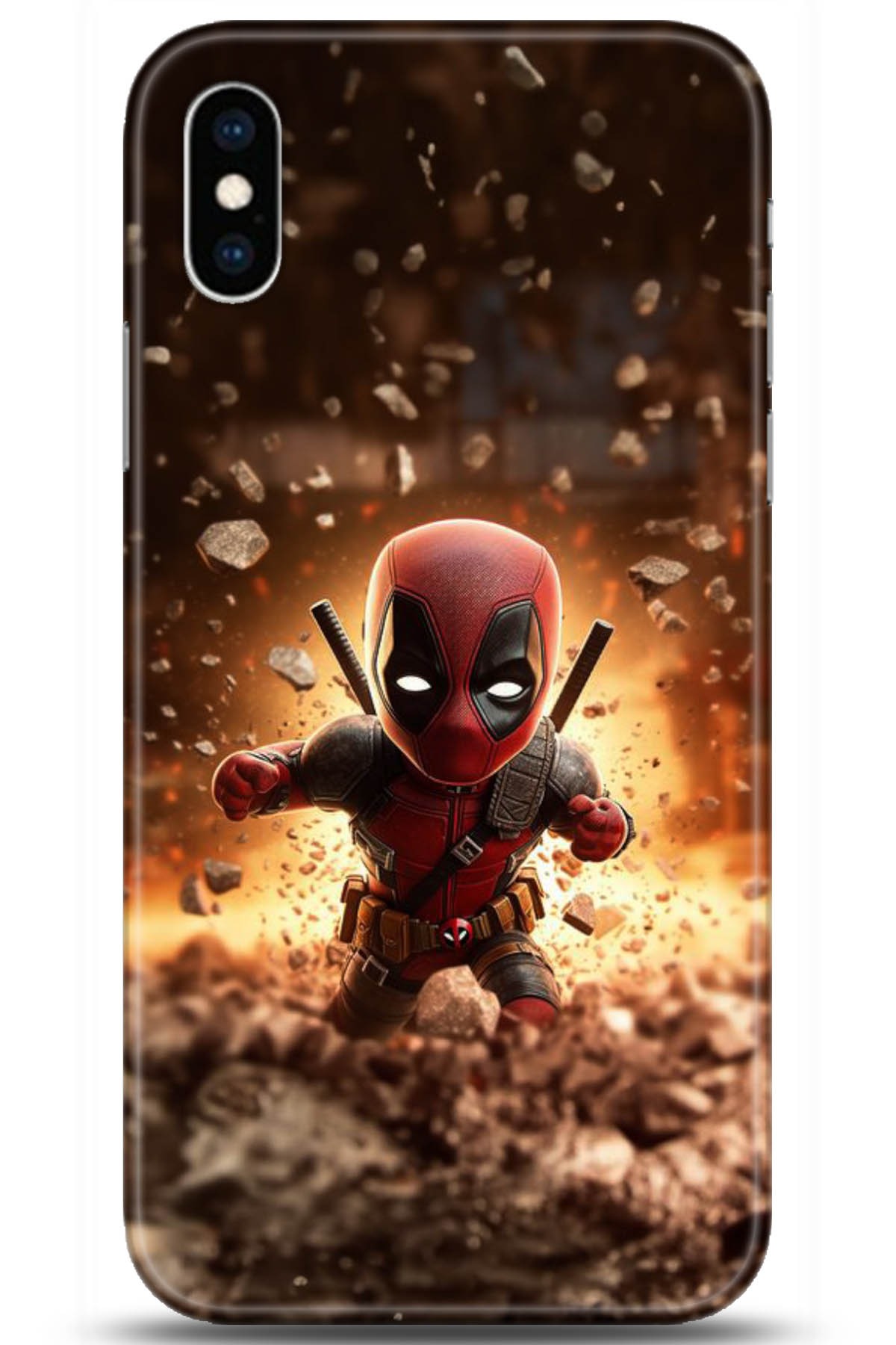 Apple iPhone X Uyumlu Kılıf HD Baskılı Kılıf - Followed Institution 5082