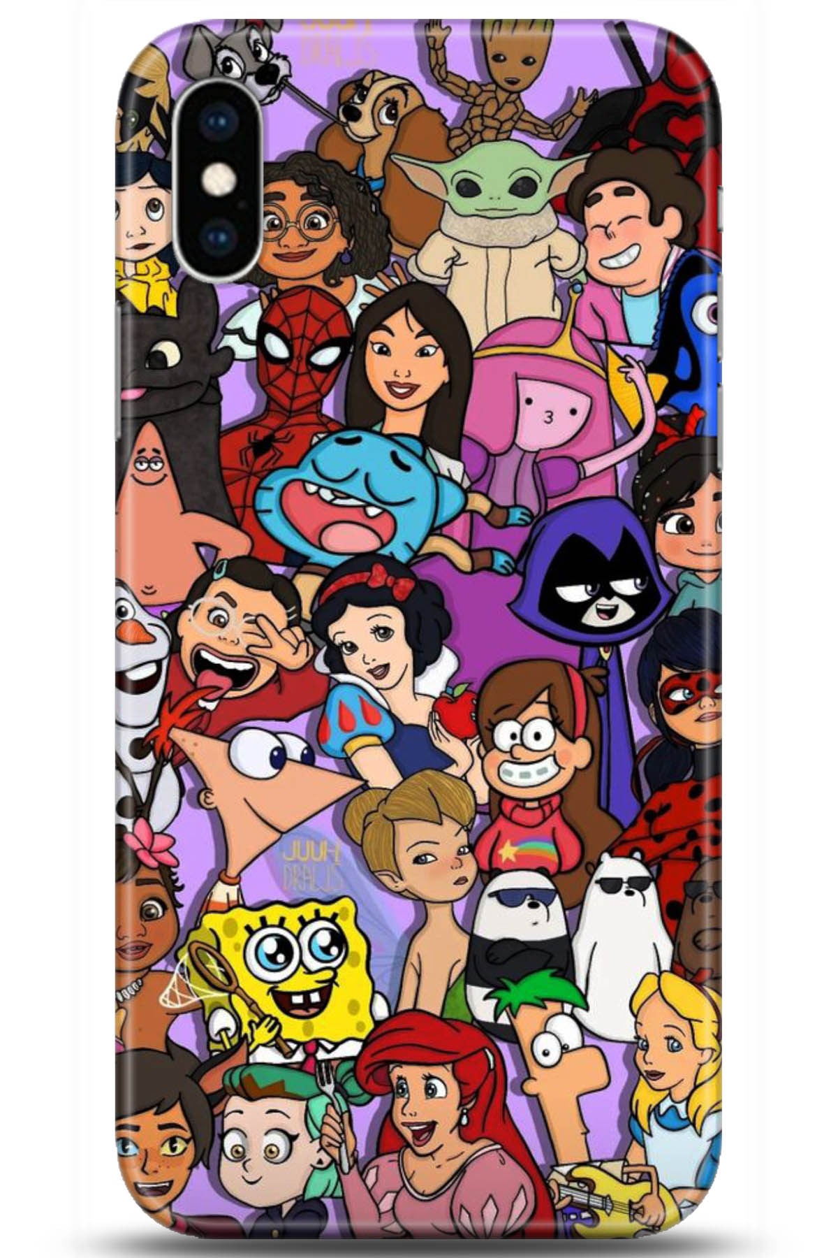 Apple iPhone X Uyumlu Kılıf HD Baskılı Kılıf - Followed Institution 5168