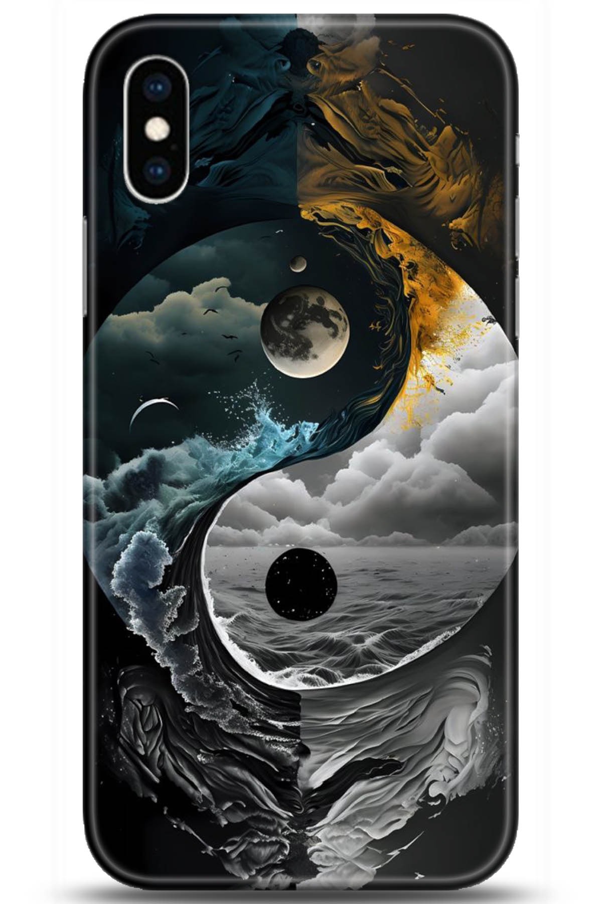 Apple iPhone X Uyumlu Kılıf HD Baskılı Kılıf - Followed Institution 5177