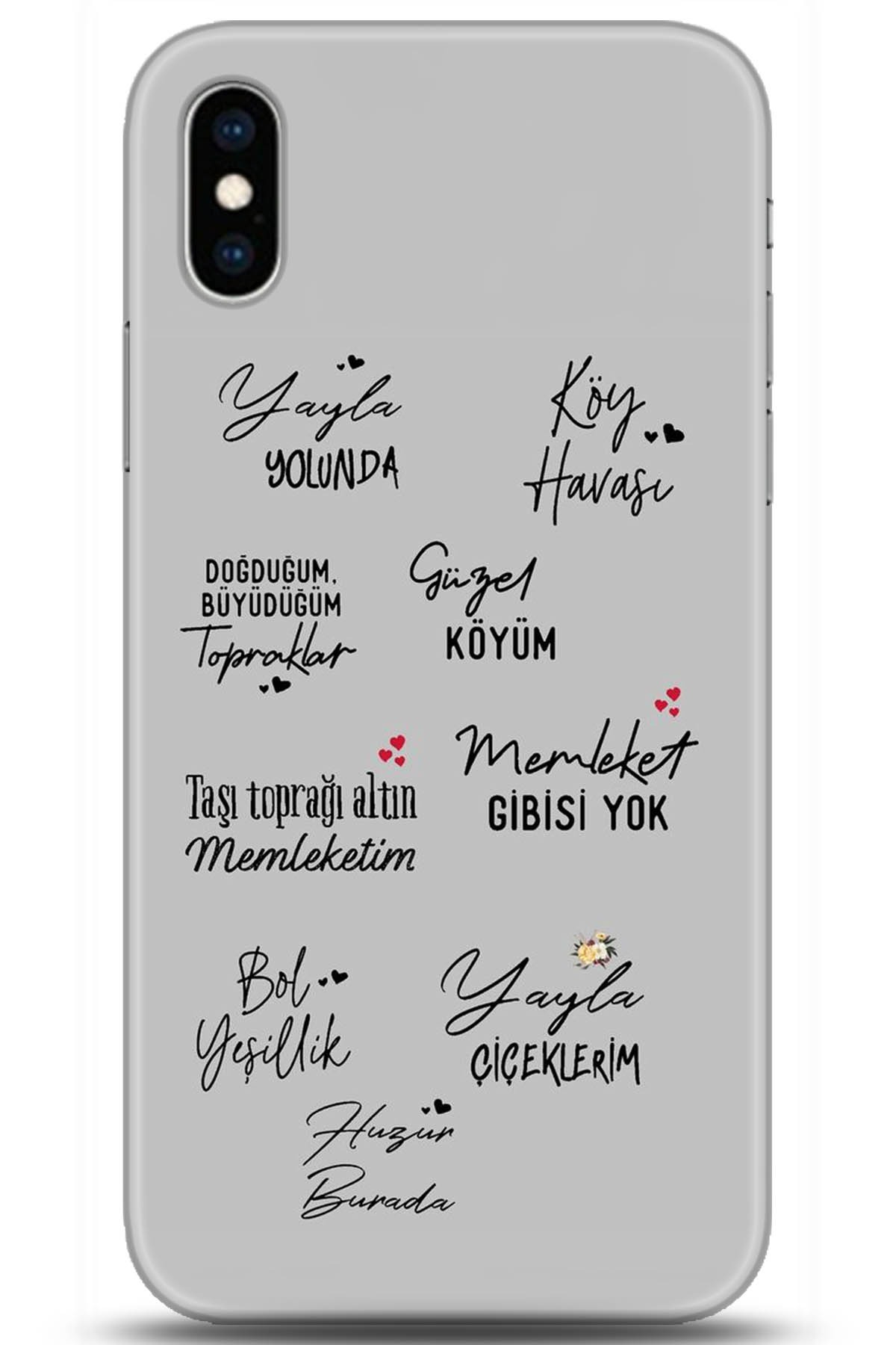 Apple iPhone X Uyumlu Kılıf HD Baskılı Kılıf - Followed Institution 5210