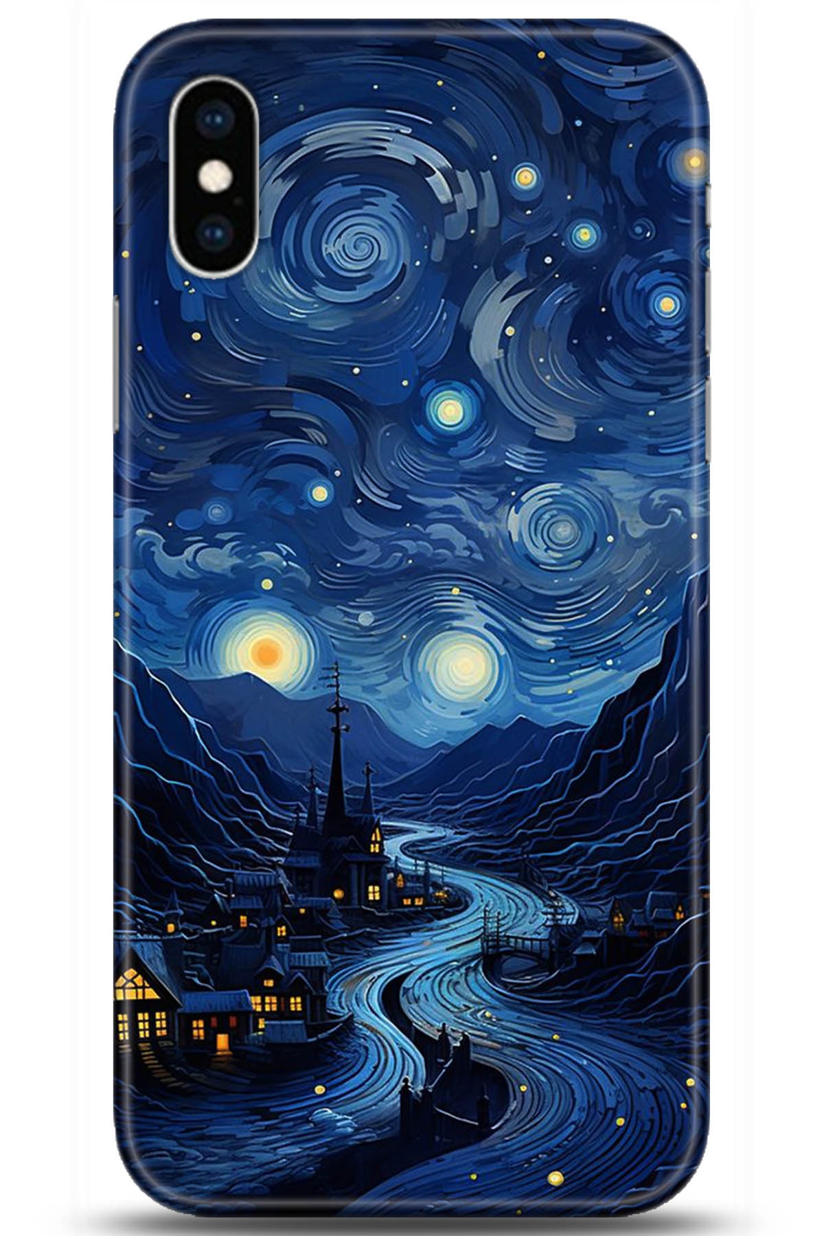 Apple iPhone X Uyumlu Kılıf HD Baskılı Kılıf - Followed Institution 5276