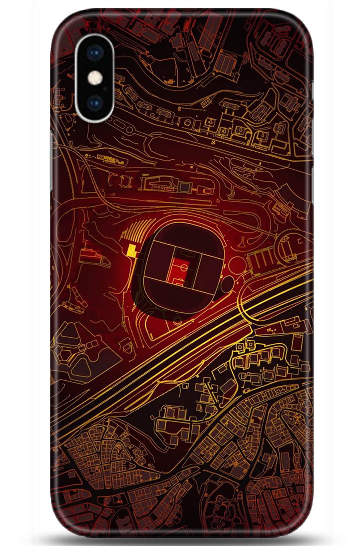 Apple iPhone X Uyumlu Kılıf HD Baskılı Kılıf - Followed Institution 5297