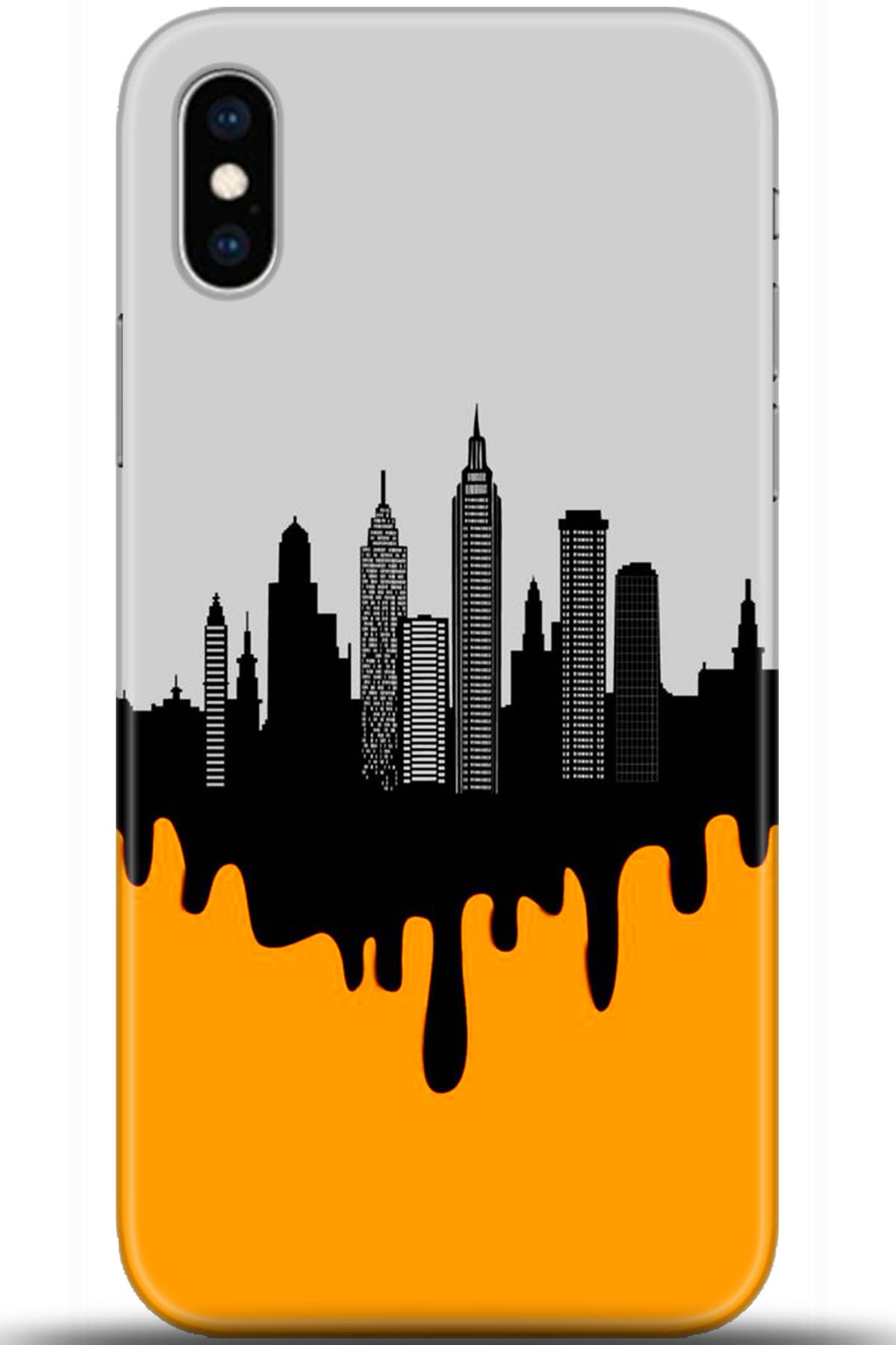 Apple iPhone X Uyumlu Kılıf HD Baskılı Kılıf - Followed Institution 5394