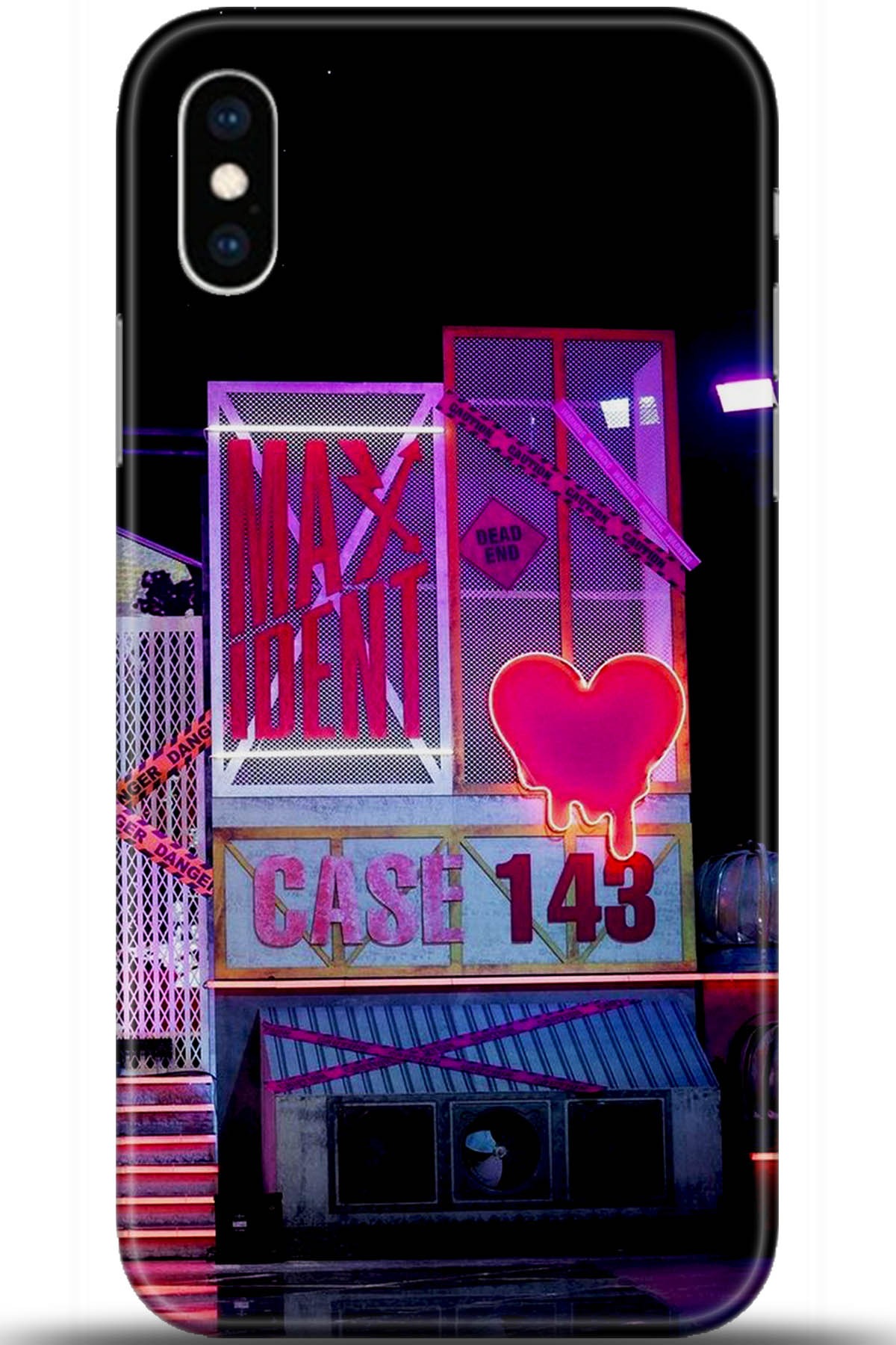 Apple iPhone X Uyumlu Kılıf HD Baskılı Kılıf - Followed Institution 5448