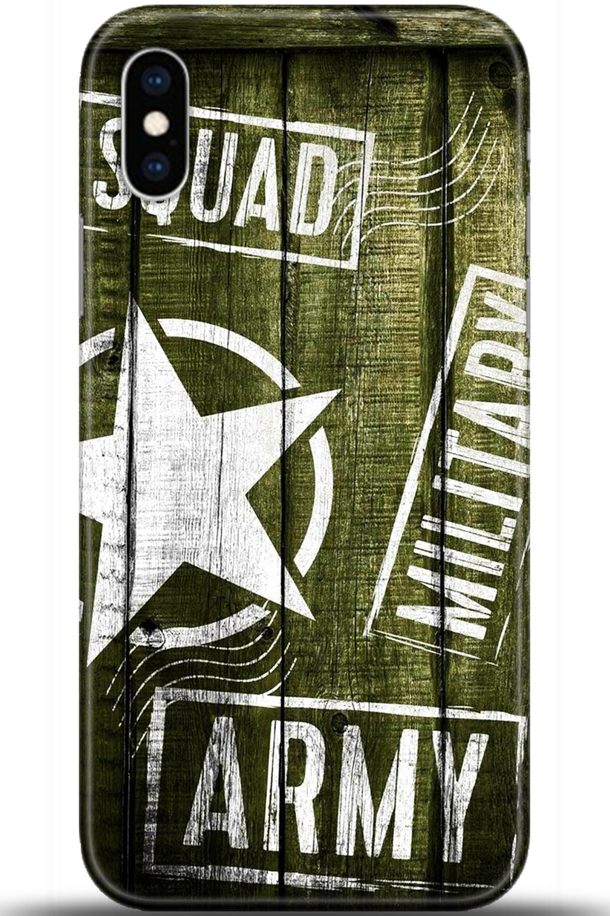 Apple iPhone X Uyumlu Kılıf HD Baskılı Kılıf - Followed Institution 5476