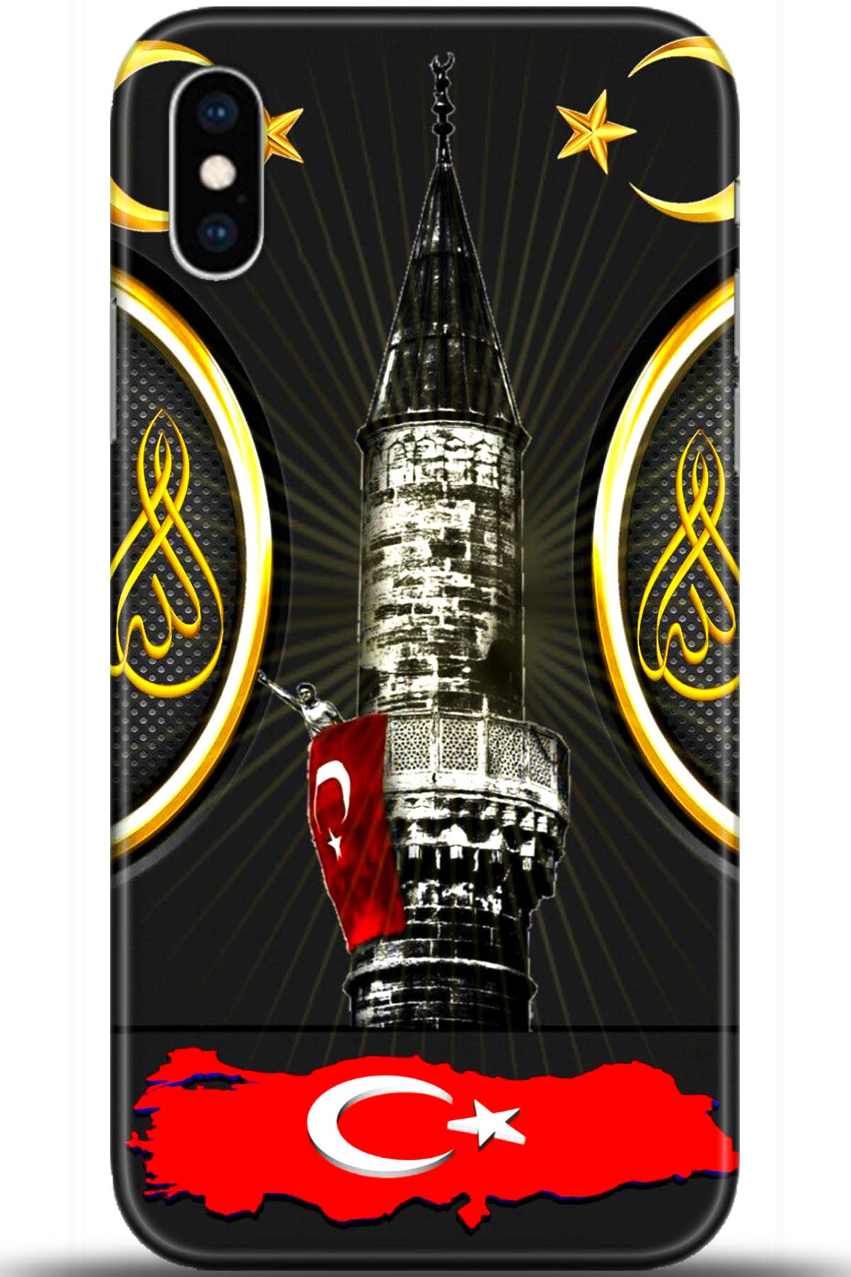 Apple iPhone X Uyumlu Kılıf HD Baskılı Kılıf - Followed Institution 5486