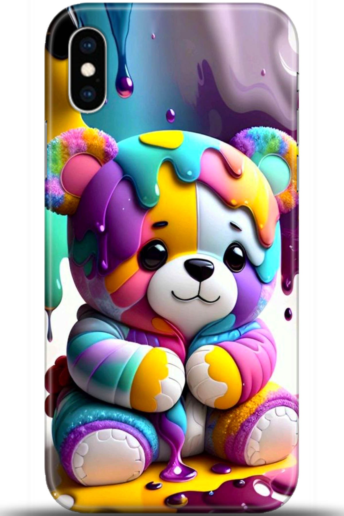 Apple iPhone X Uyumlu Kılıf HD Baskılı Kılıf - Followed Institution 5493