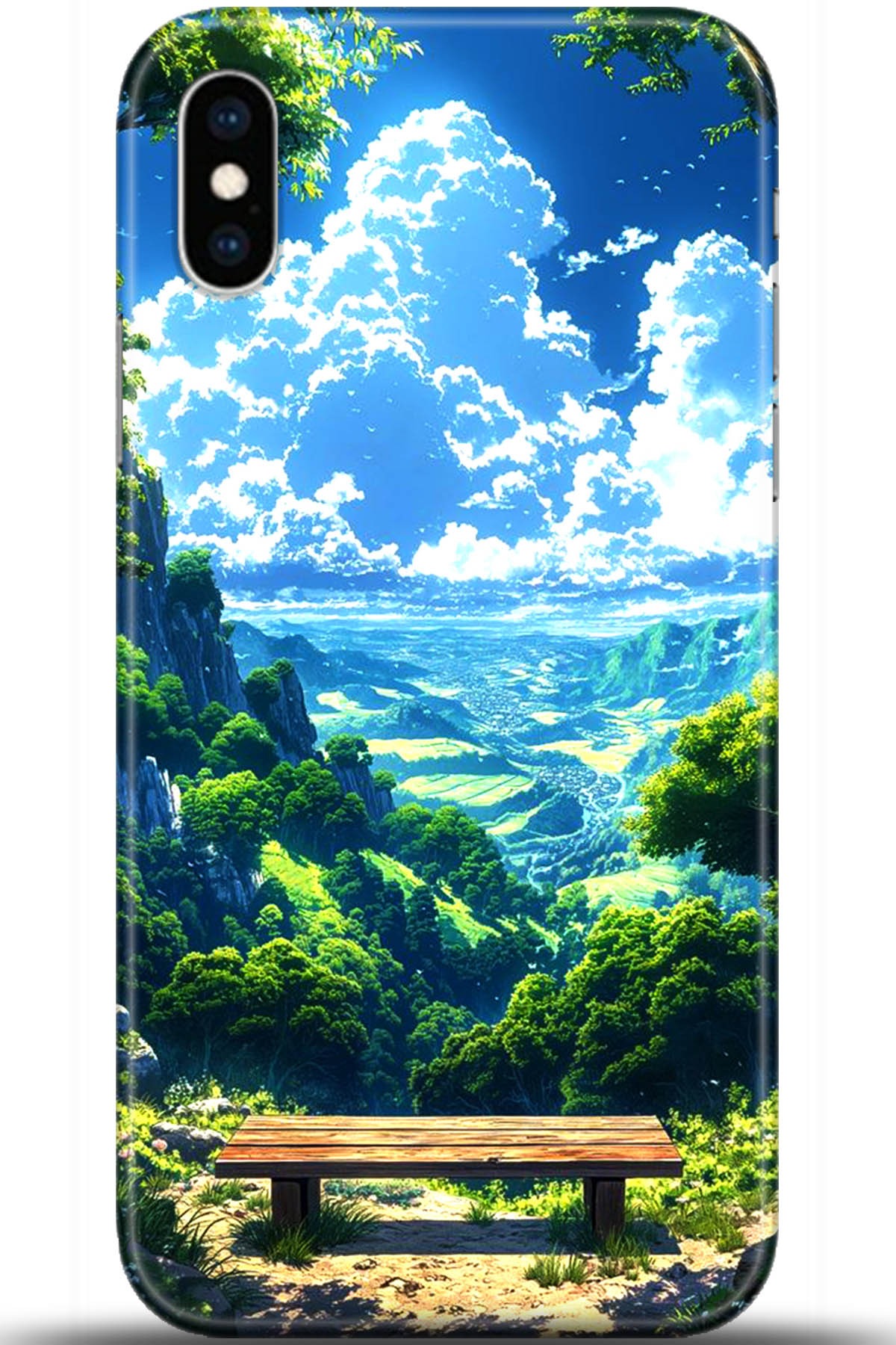 Apple iPhone X Uyumlu Kılıf HD Baskılı Kılıf - Followed Institution 5497