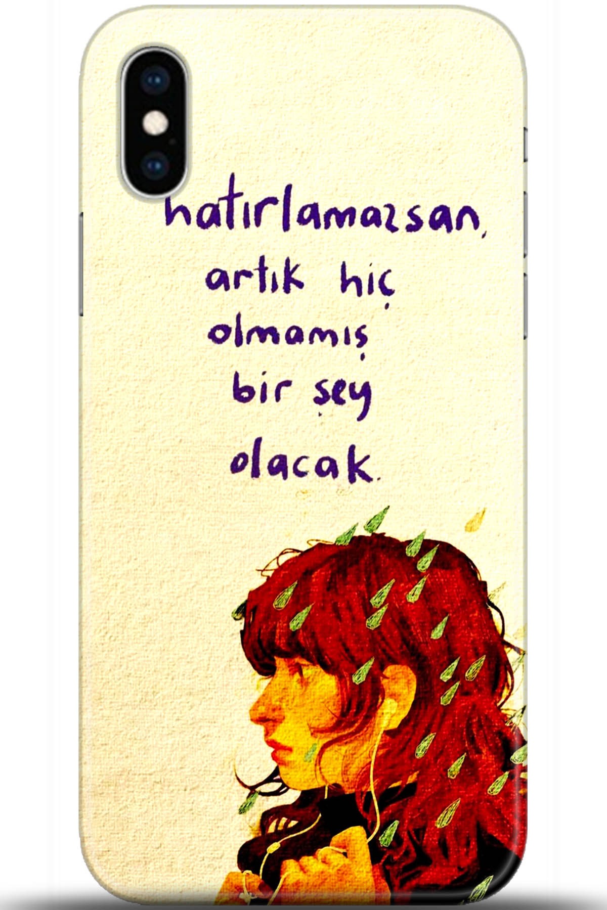 Apple iPhone X Uyumlu Kılıf HD Baskılı Kılıf - Followed Institution 5595