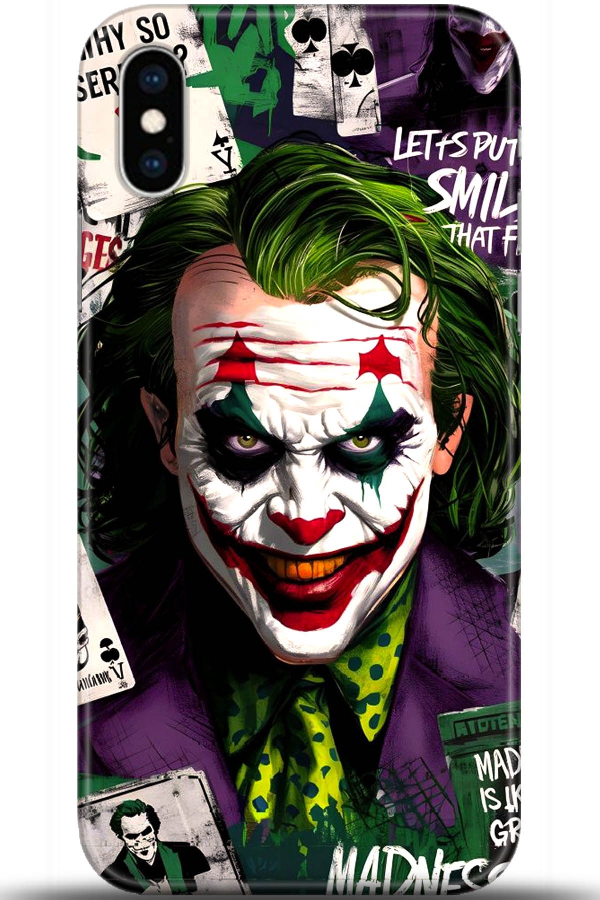 Apple iPhone X Uyumlu Kılıf HD Baskılı Kılıf - Followed Institution 5673