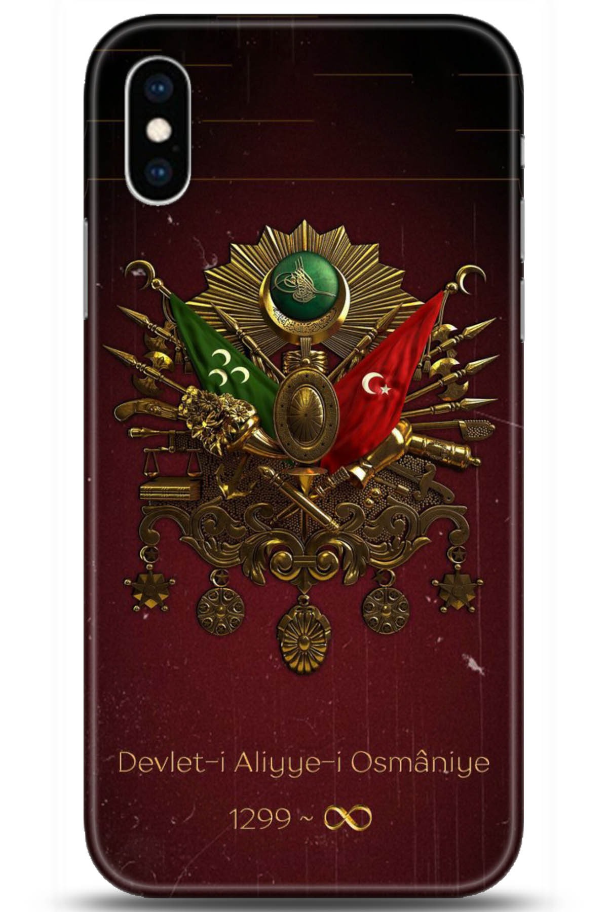 Apple iPhone XS Uyumlu Kılıf HD Baskılı Kılıf - Followed Institution 5073