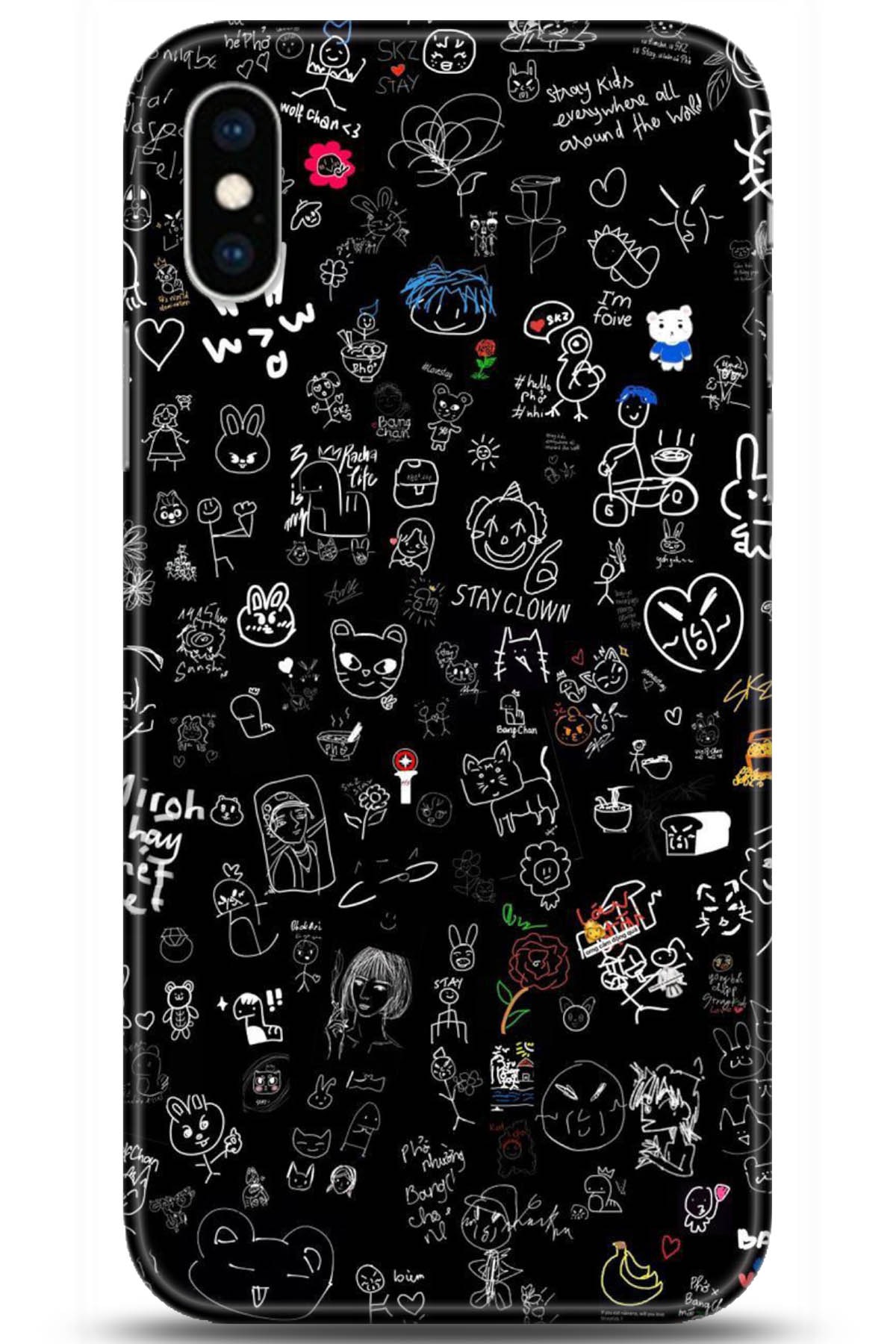 Apple iPhone XS Uyumlu Kılıf HD Baskılı Kılıf - Followed Institution 5143