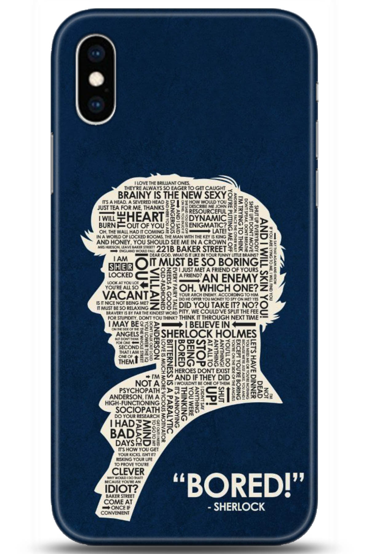 Apple iPhone XS Uyumlu Kılıf HD Baskılı Kılıf - Followed Institution 5156