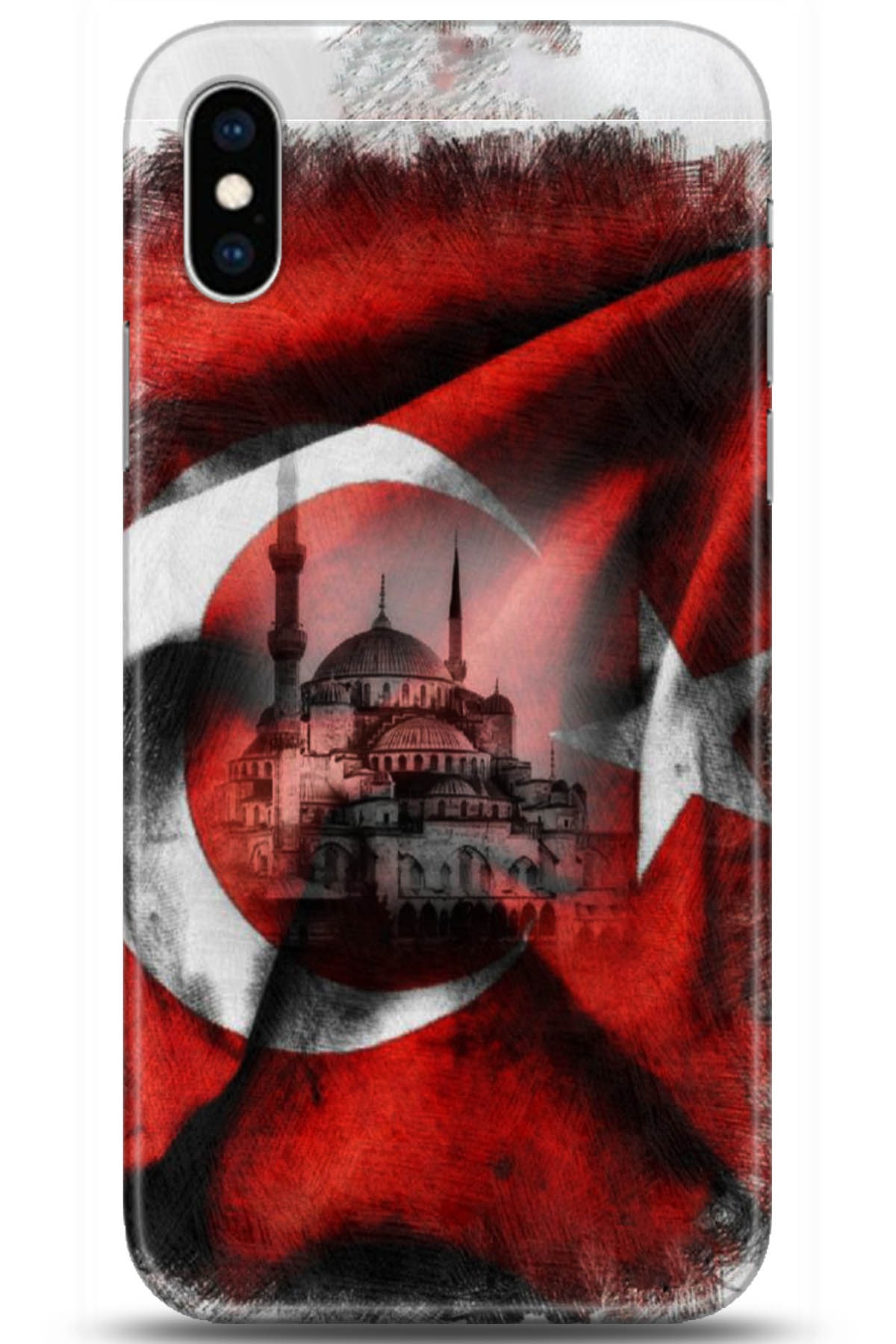 Apple iPhone XS Uyumlu Kılıf HD Baskılı Kılıf - Followed Institution 5178
