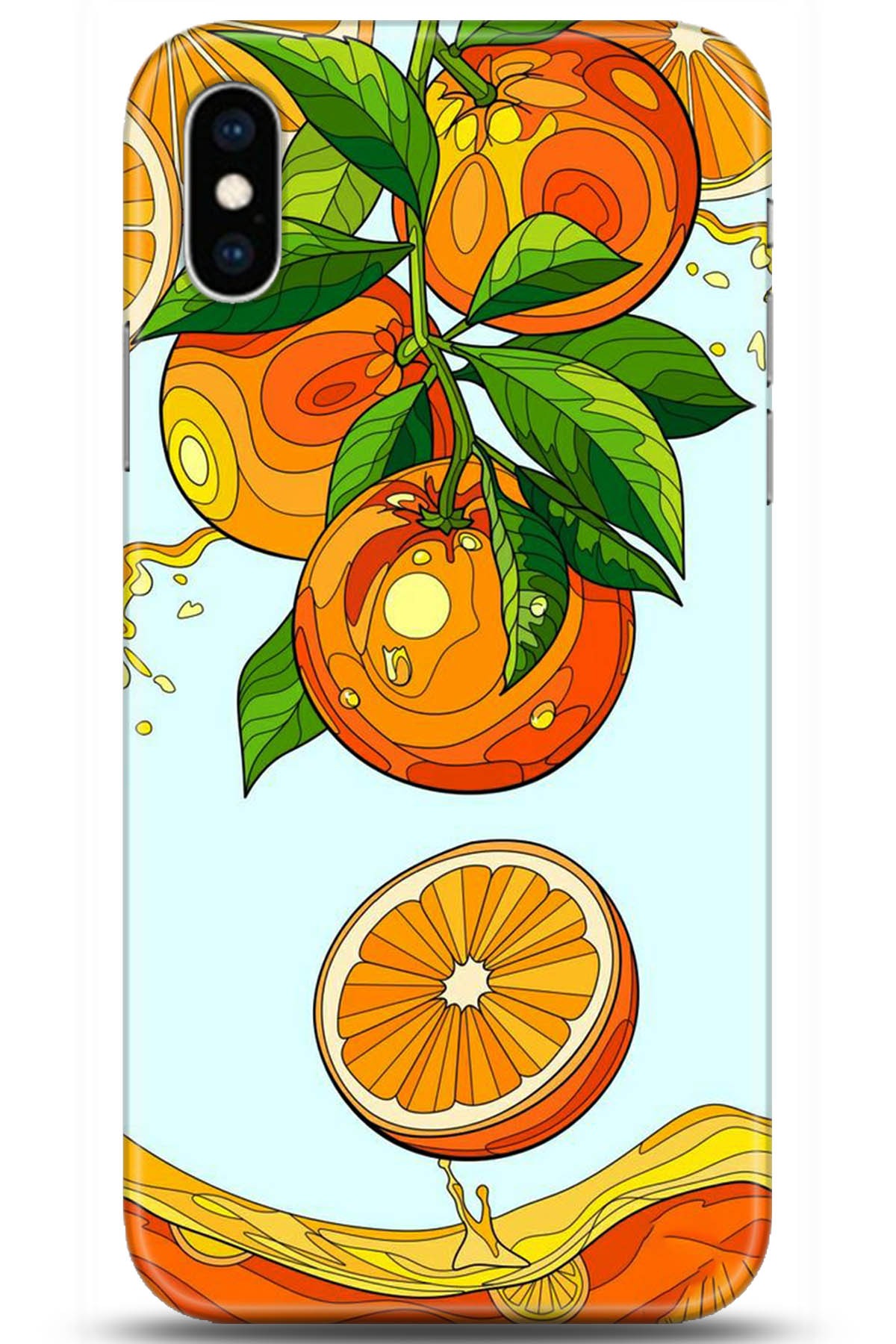 Apple iPhone XS Uyumlu Kılıf HD Baskılı Kılıf - Followed Institution 5202