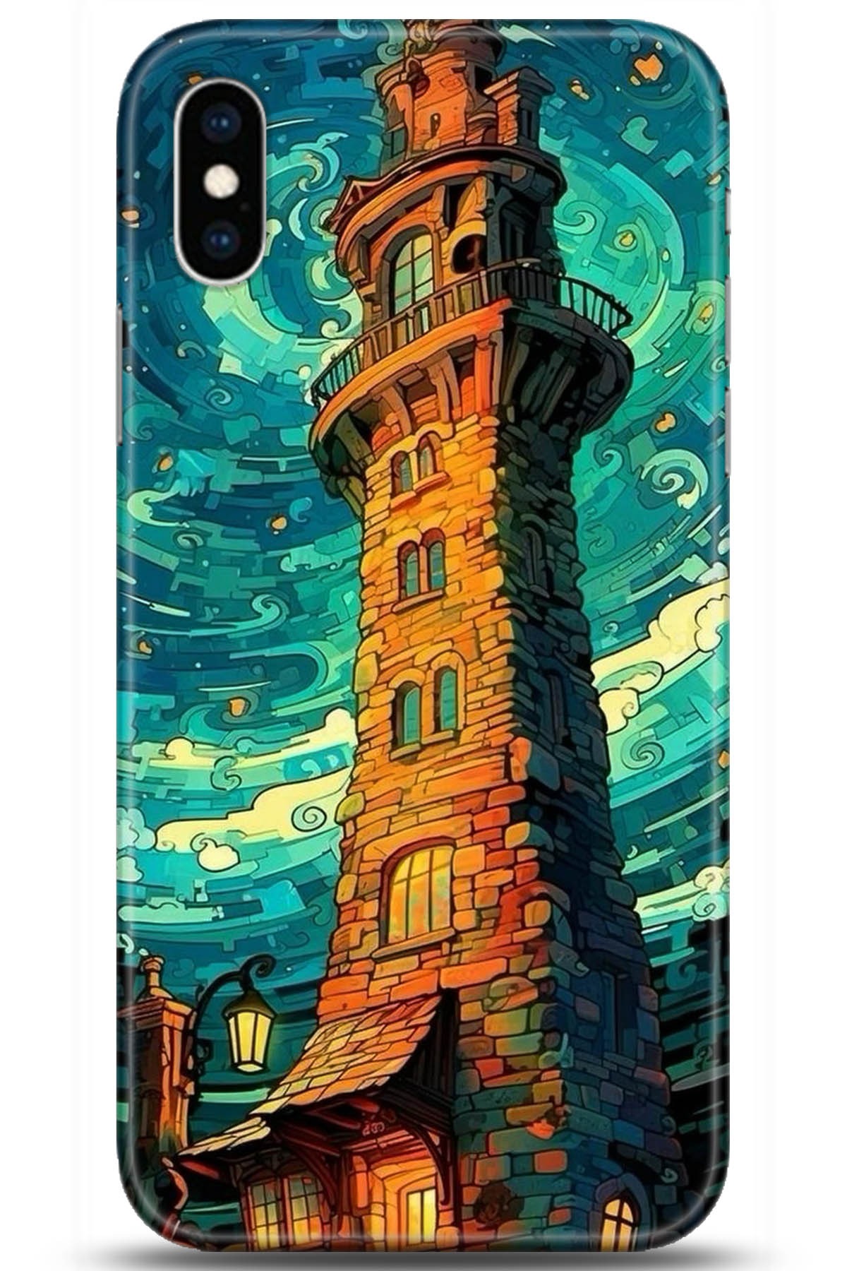 Apple iPhone XS Uyumlu Kılıf HD Baskılı Kılıf - Followed Institution 5233