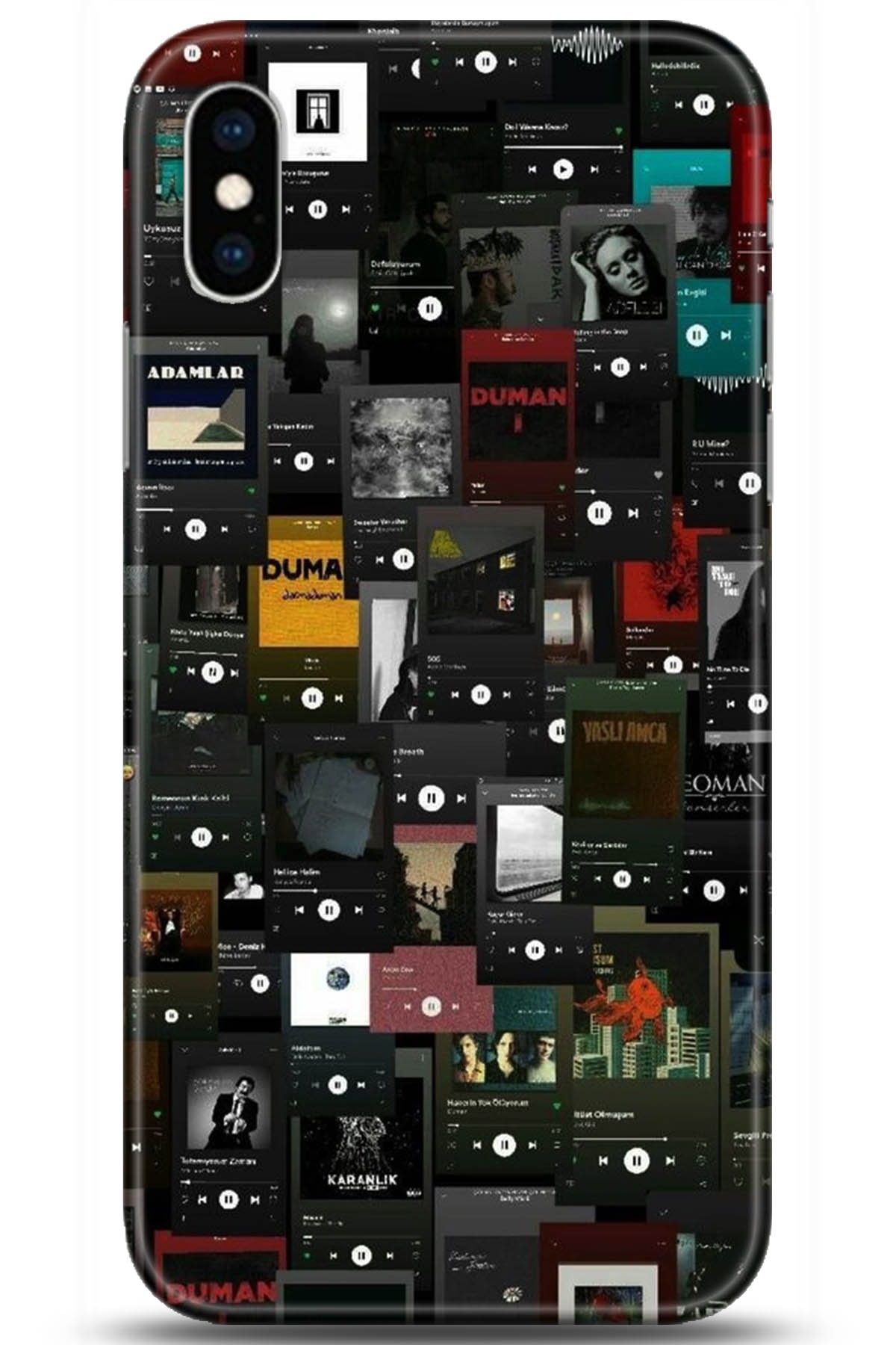 Apple iPhone XS Uyumlu Kılıf HD Baskılı Kılıf - Followed Institution 5264