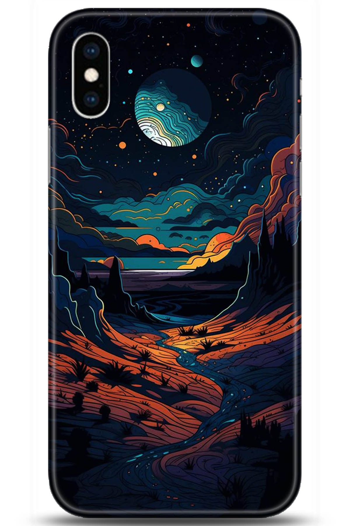 Apple iPhone XS Uyumlu Kılıf HD Baskılı Kılıf - Followed Institution 5275