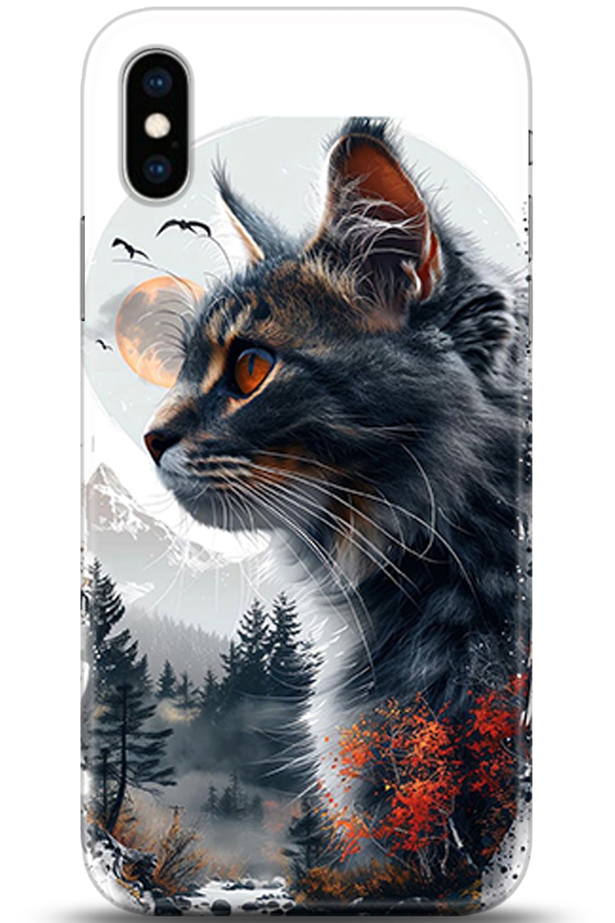 Apple iPhone XS Uyumlu Kılıf HD Baskılı Kılıf - Followed Institution 5319