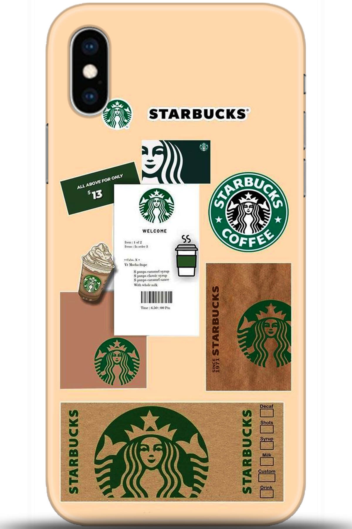 Apple iPhone XS Uyumlu Kılıf HD Baskılı Kılıf - Followed Institution 5470