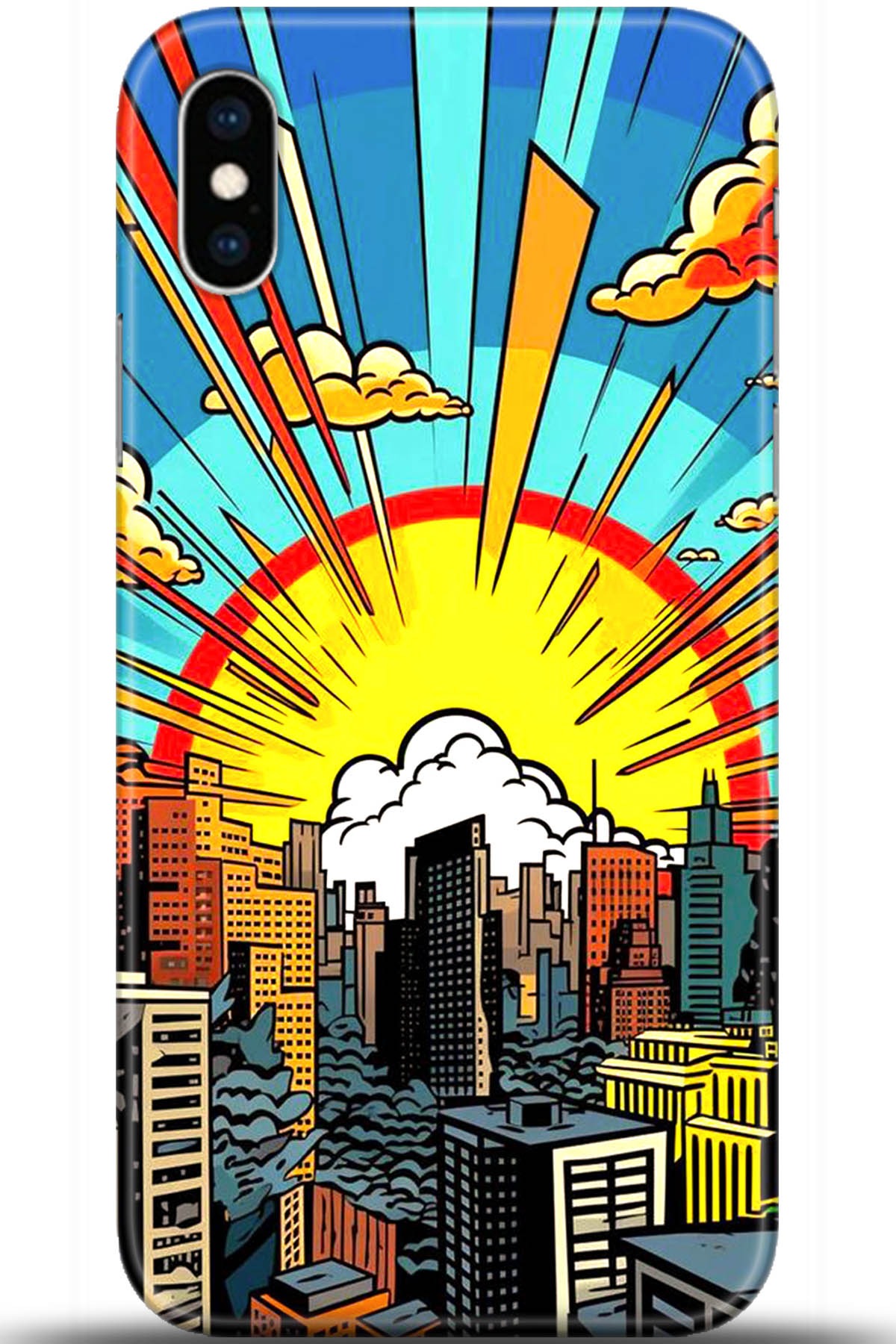 Apple iPhone XS Uyumlu Kılıf HD Baskılı Kılıf - Followed Institution 5571