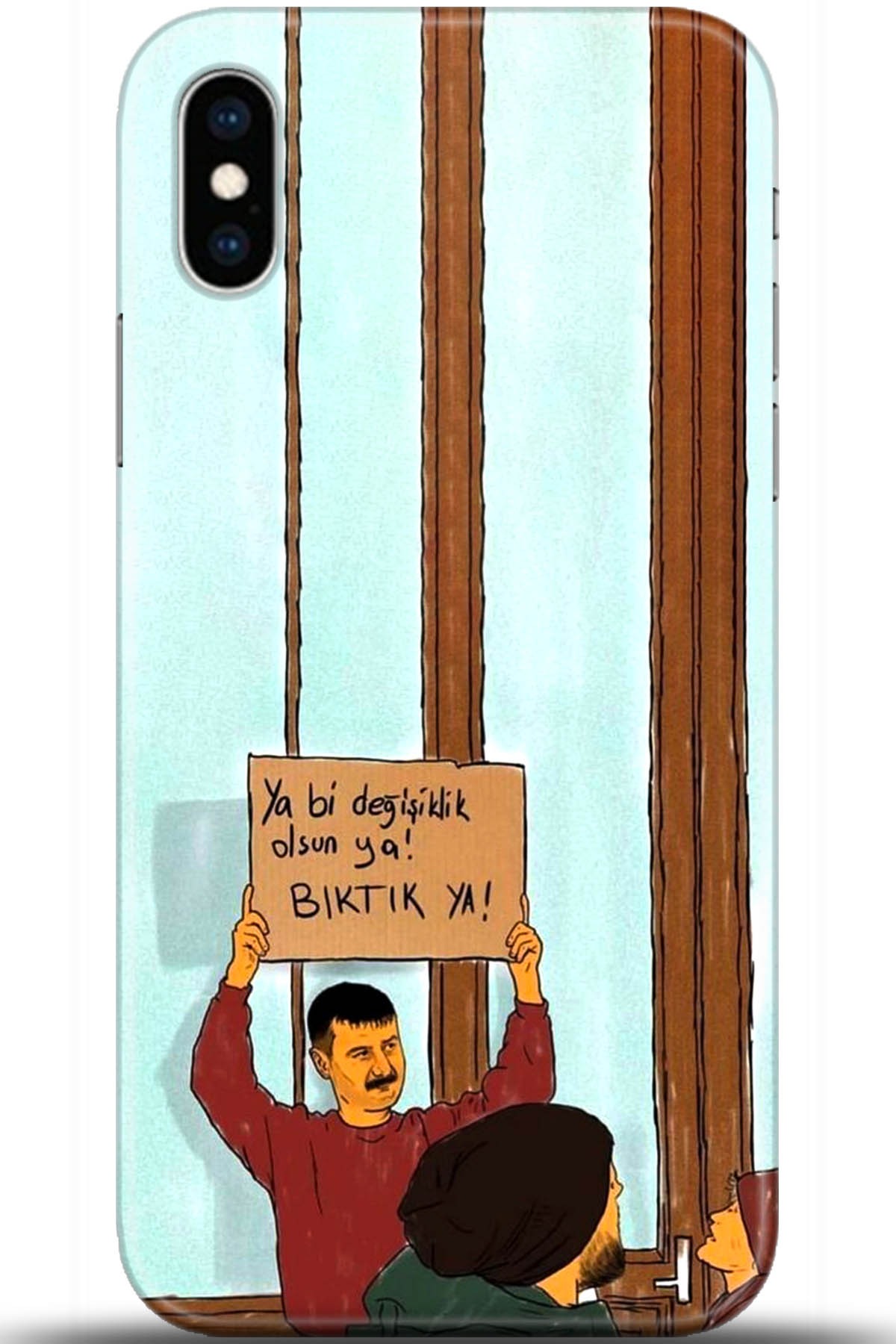 Apple iPhone XS Uyumlu Kılıf HD Baskılı Kılıf - Followed Institution 5594