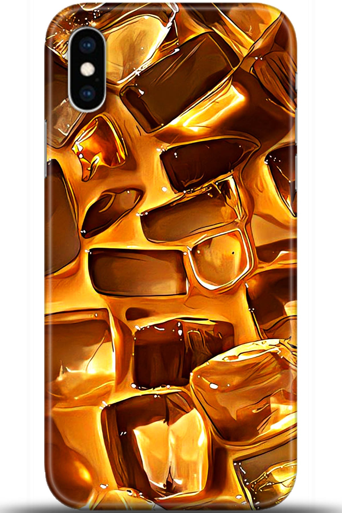 Apple iPhone XS Uyumlu Kılıf HD Baskılı Kılıf - Followed Institution 5614