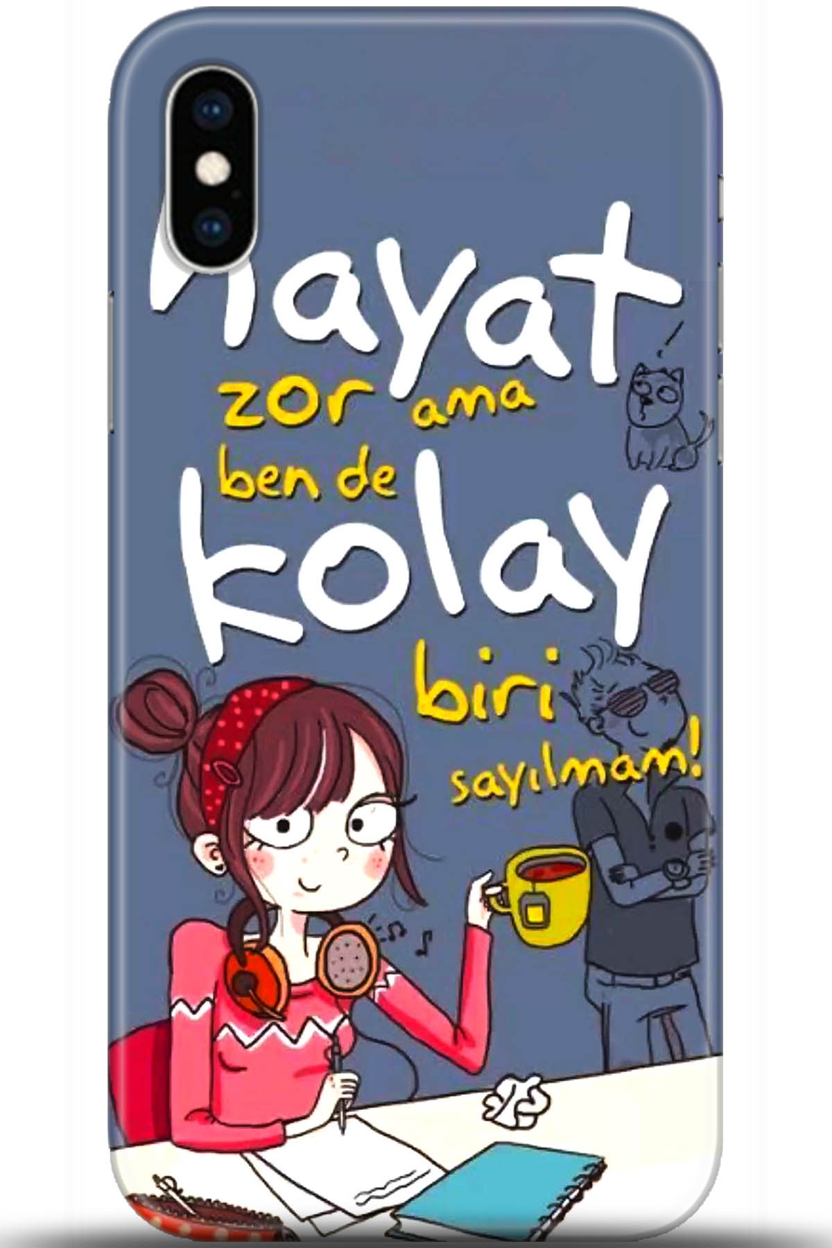 Apple iPhone XS Uyumlu Kılıf HD Baskılı Kılıf - Followed Institution 5686