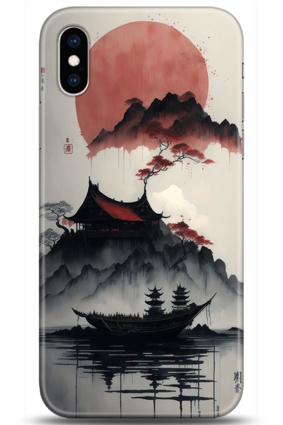 Apple iPhone XS Max Uyumlu Kılıf HD Baskılı Kılıf - Followed Institution 5174