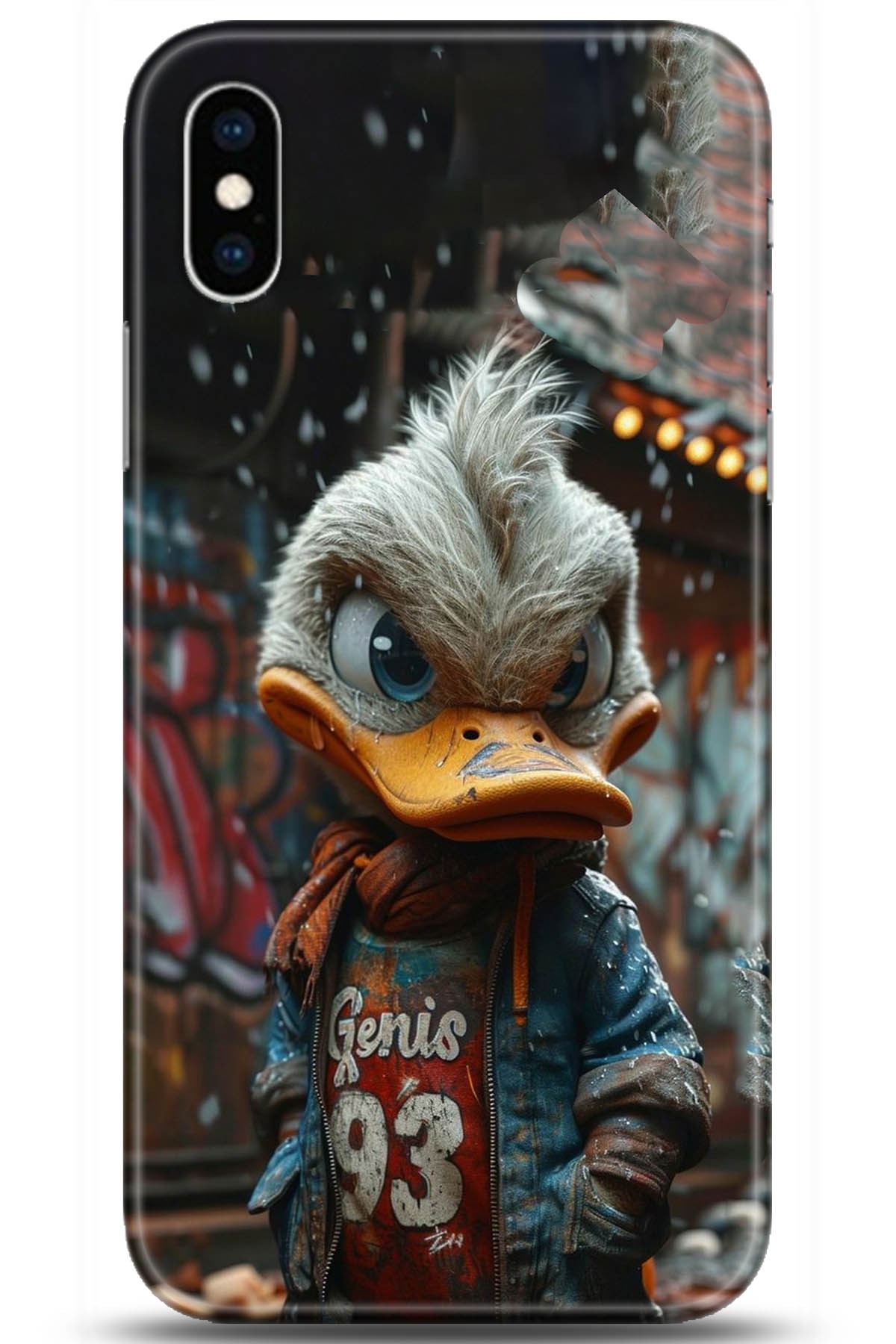 Apple iPhone XS Max Uyumlu Kılıf HD Baskılı Kılıf - Followed Institution 5230