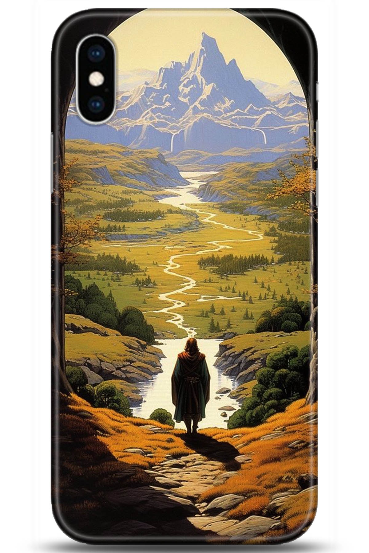 Apple iPhone XS Max Uyumlu Kılıf HD Baskılı Kılıf - Followed Institution 5263