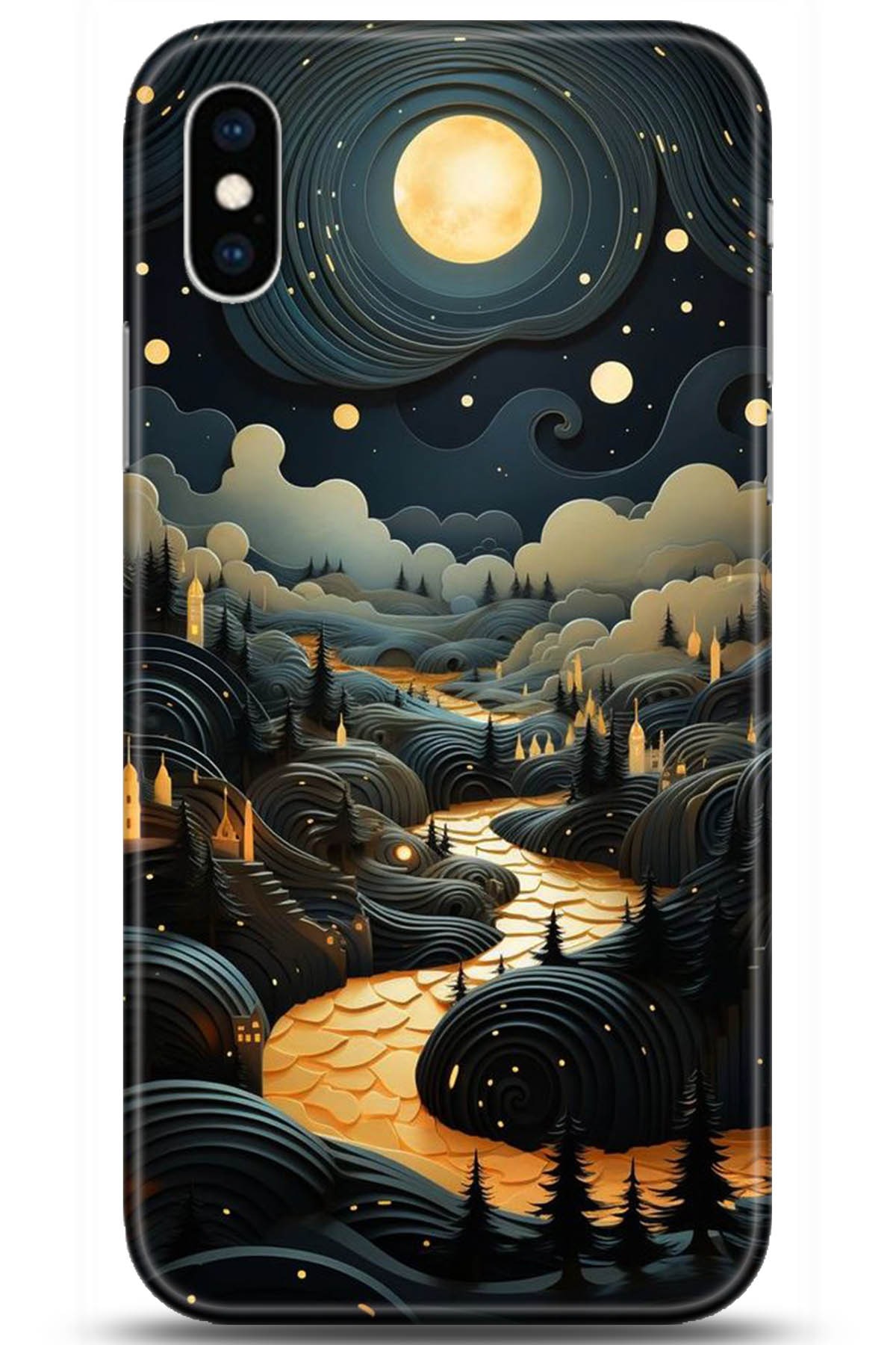 Apple iPhone XS Max Uyumlu Kılıf HD Baskılı Kılıf - Followed Institution 5268