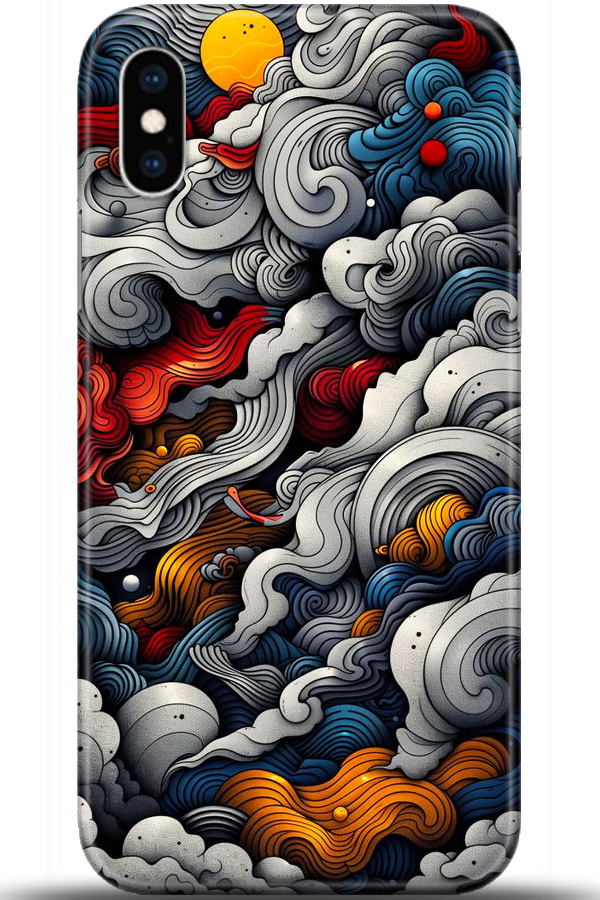 Apple iPhone XS Max Uyumlu Kılıf HD Baskılı Kılıf - Followed Institution 5436