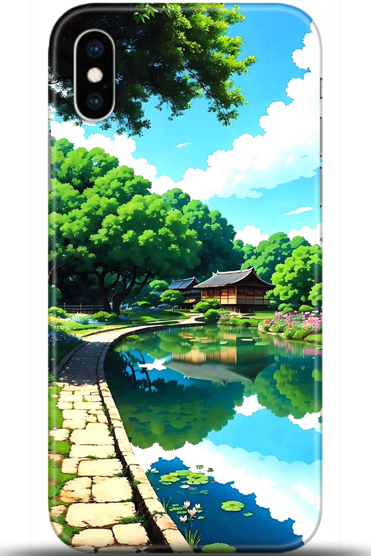 Apple iPhone XS Max Uyumlu Kılıf HD Baskılı Kılıf - Followed Institution 5463