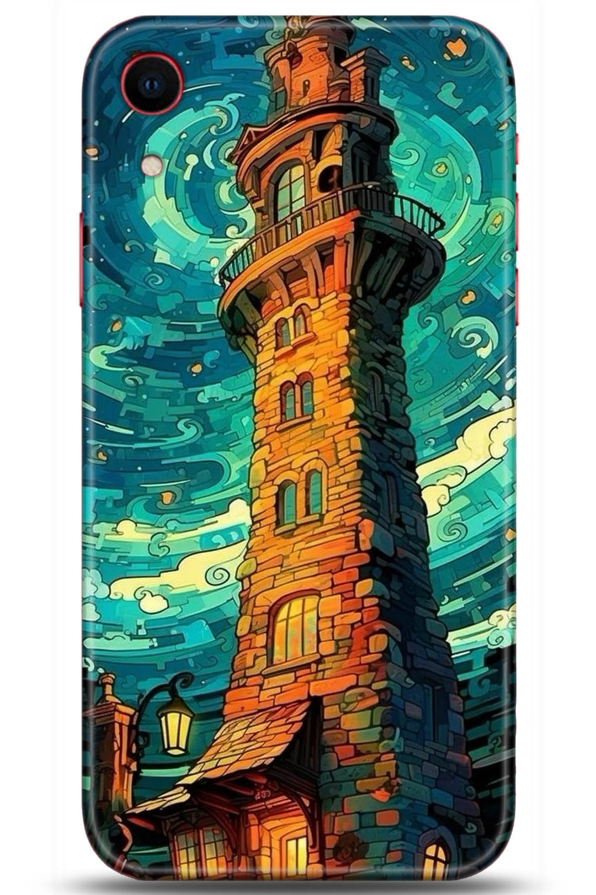 Apple iPhone XR Uyumlu Kılıf HD Baskılı Kılıf - Followed Institution 5233