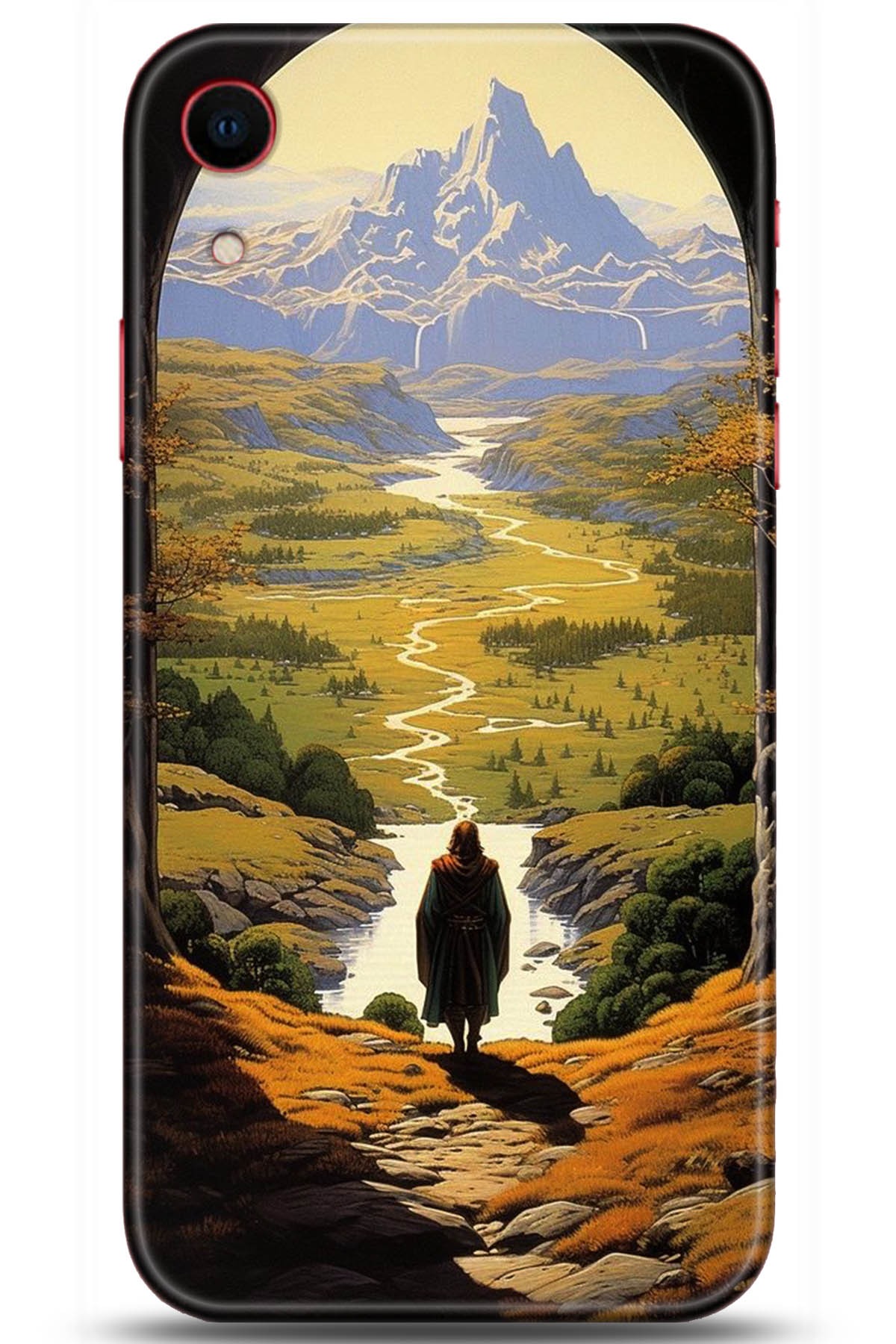 Apple iPhone XR Uyumlu Kılıf HD Baskılı Kılıf - Followed Institution 5263