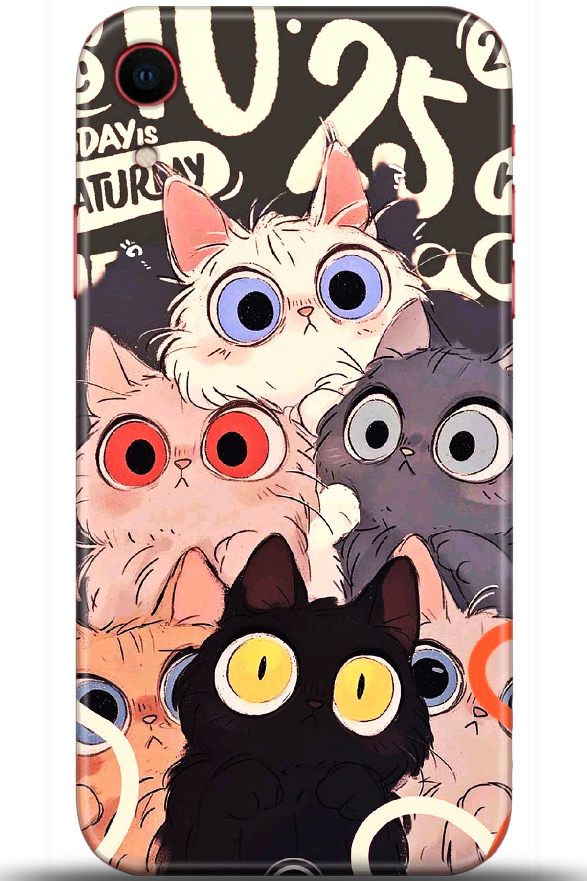 Apple iPhone XR Uyumlu Kılıf HD Baskılı Kılıf - Followed Institution 5641