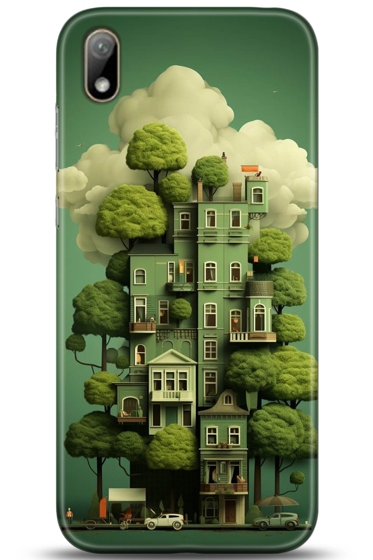 Huawei Y5 2019 Uyumlu Kılıf HD Baskılı Kılıf - Followed Institution 5273