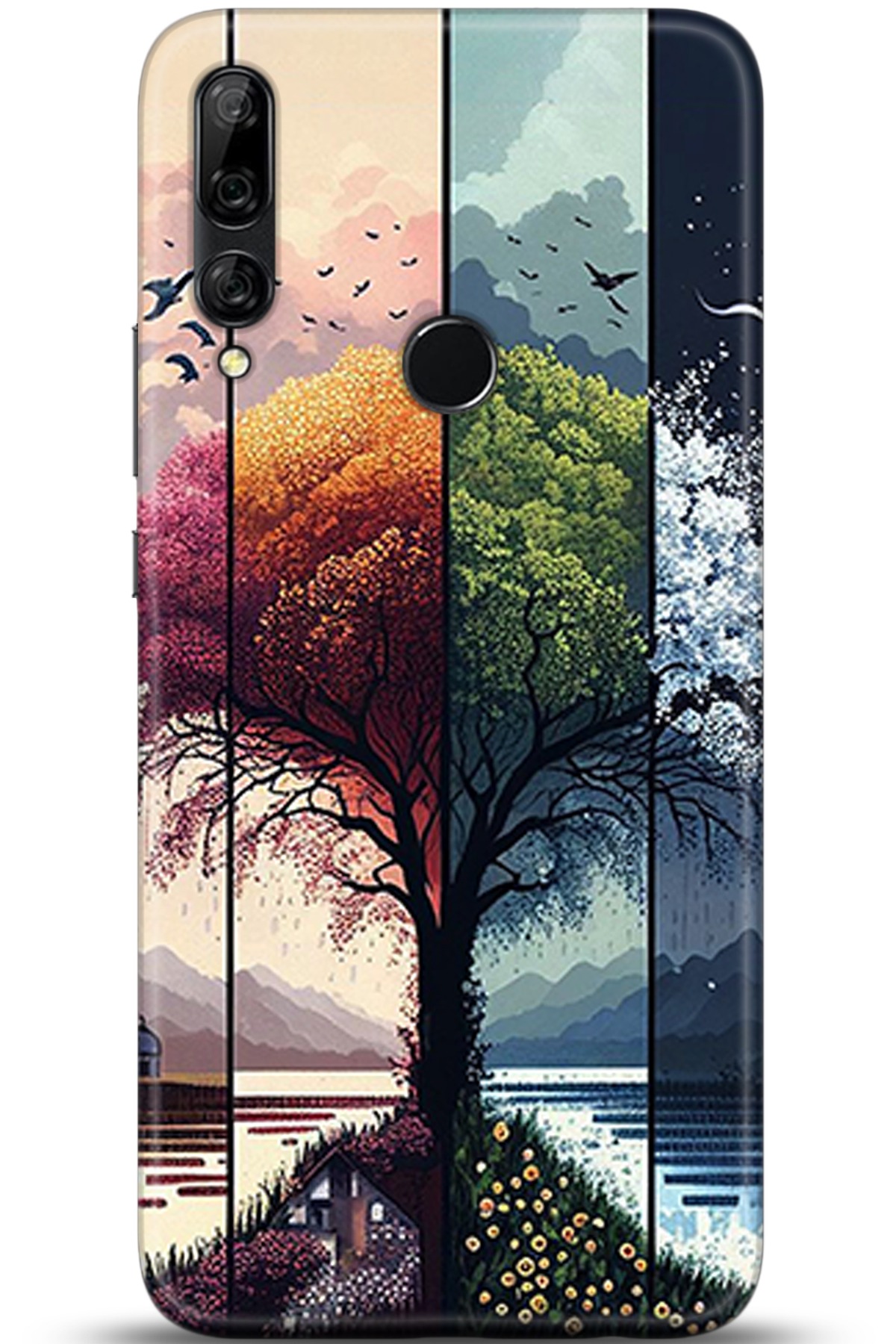 Huawei Y9 Prime 2019 Uyumlu Kılıf HD Baskılı Kılıf - Followed Institution 5369