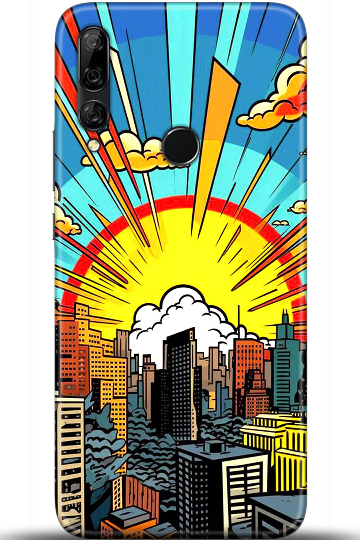 Huawei Y9 Prime 2019 Uyumlu Kılıf HD Baskılı Kılıf - Followed Institution 5571