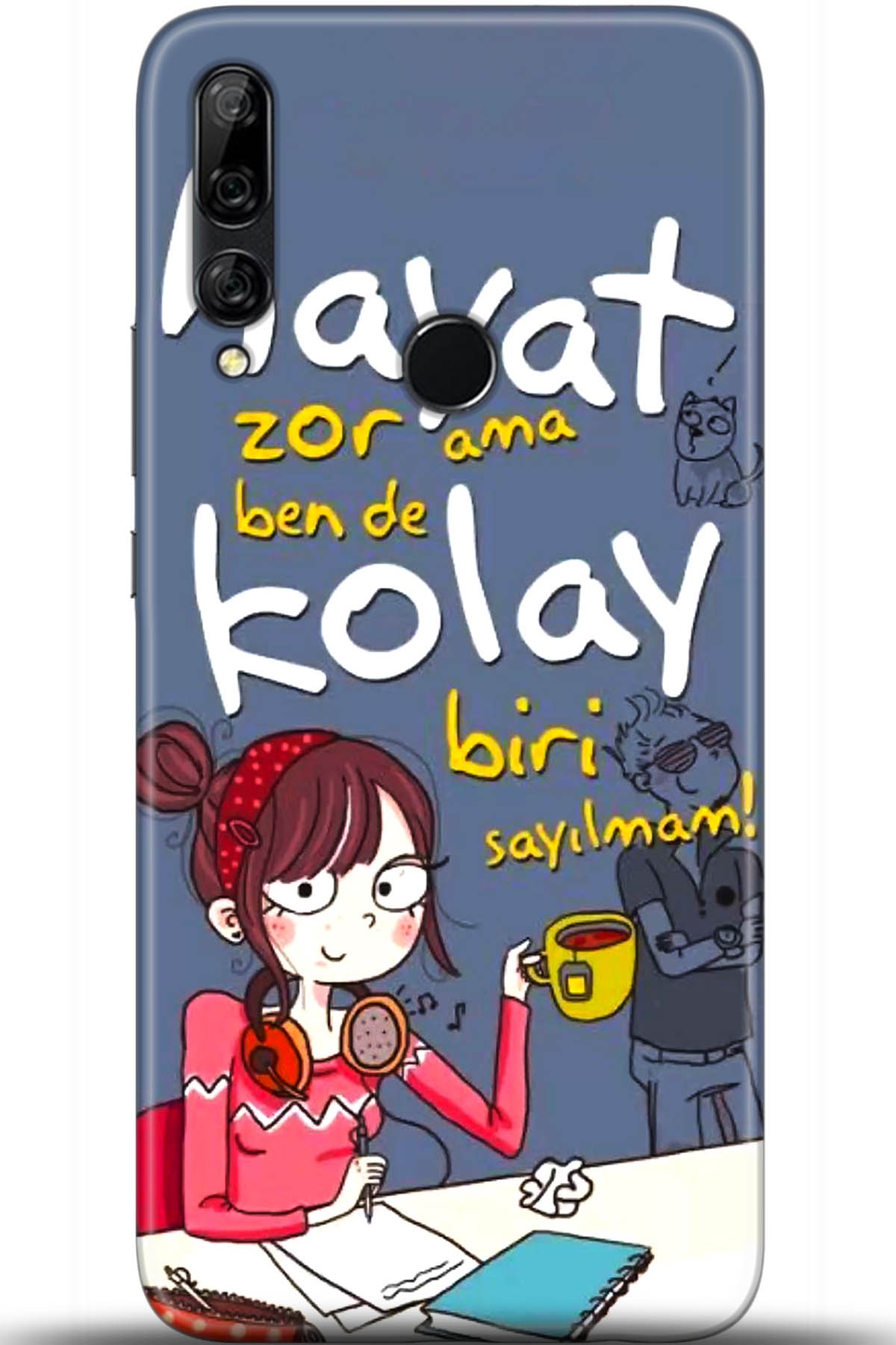 Huawei Y9 Prime 2019 Uyumlu Kılıf HD Baskılı Kılıf - Followed Institution 5686