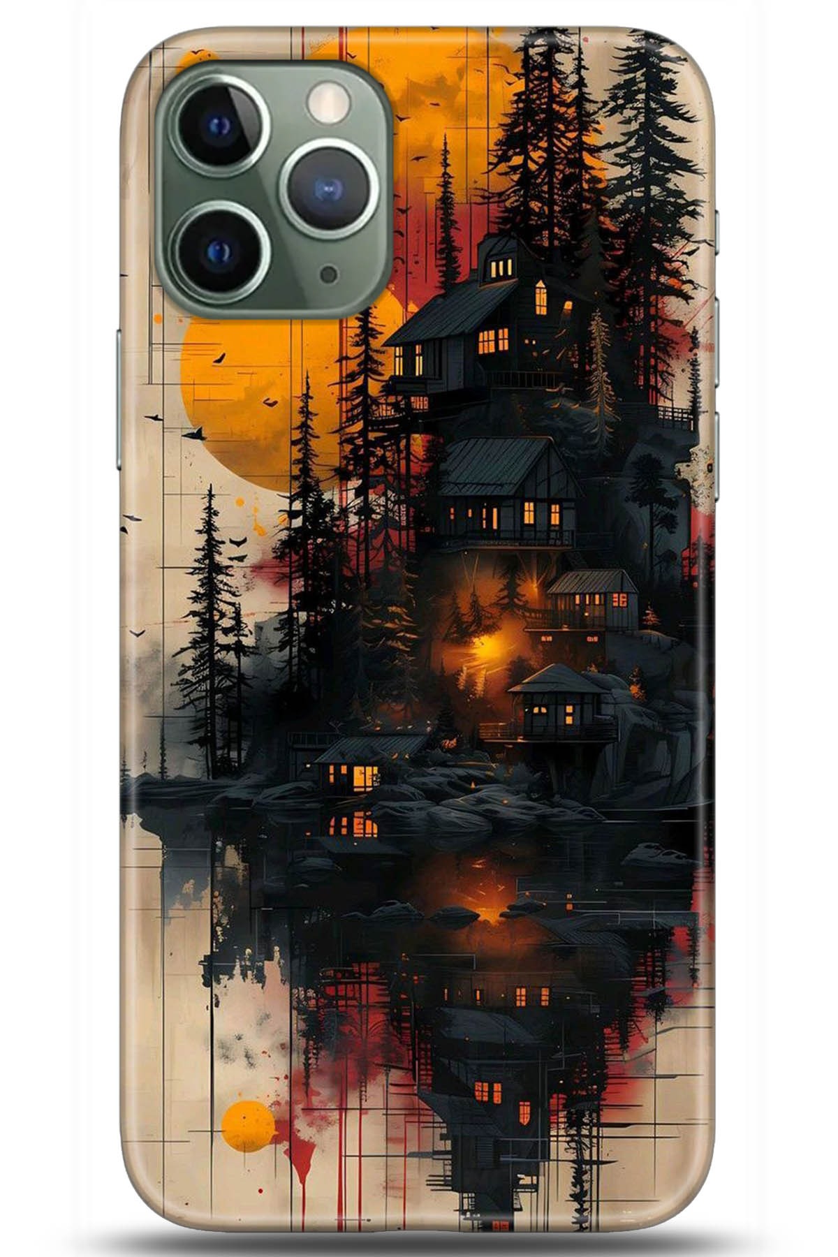 Apple iPhone 11 Pro Max Kılıf HD Baskılı Kılıf - Followed Institution 5292