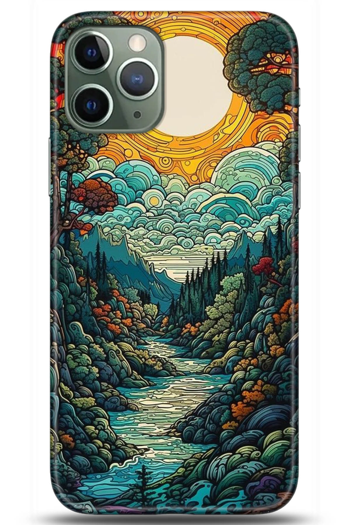 Apple iPhone 11 Pro Max Uyumlu Kılıf HD Baskılı Kılıf - Followed Institution 5198