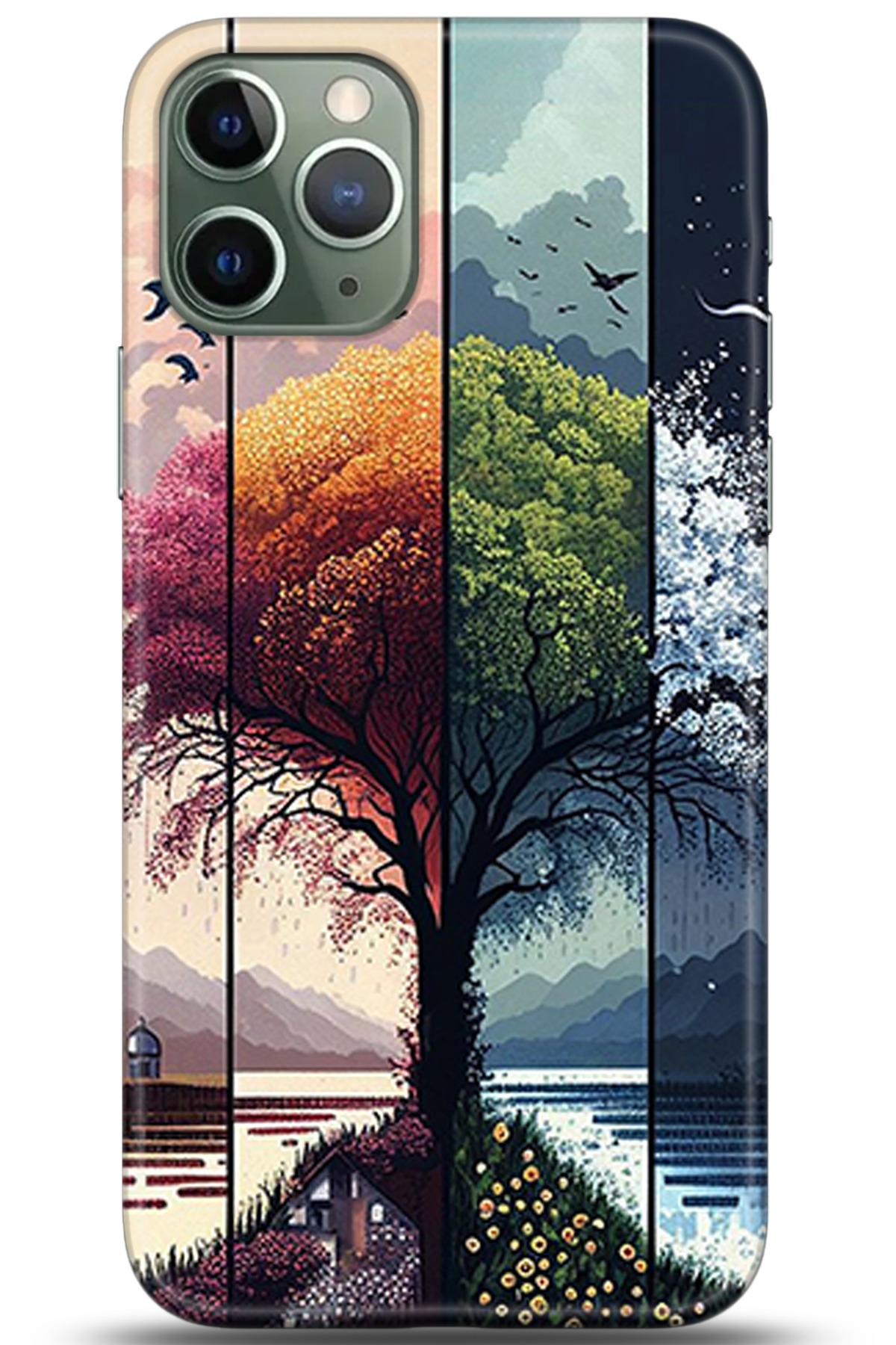 Apple iPhone 11 Pro Max Uyumlu Kılıf HD Baskılı Kılıf - Followed Institution 5369