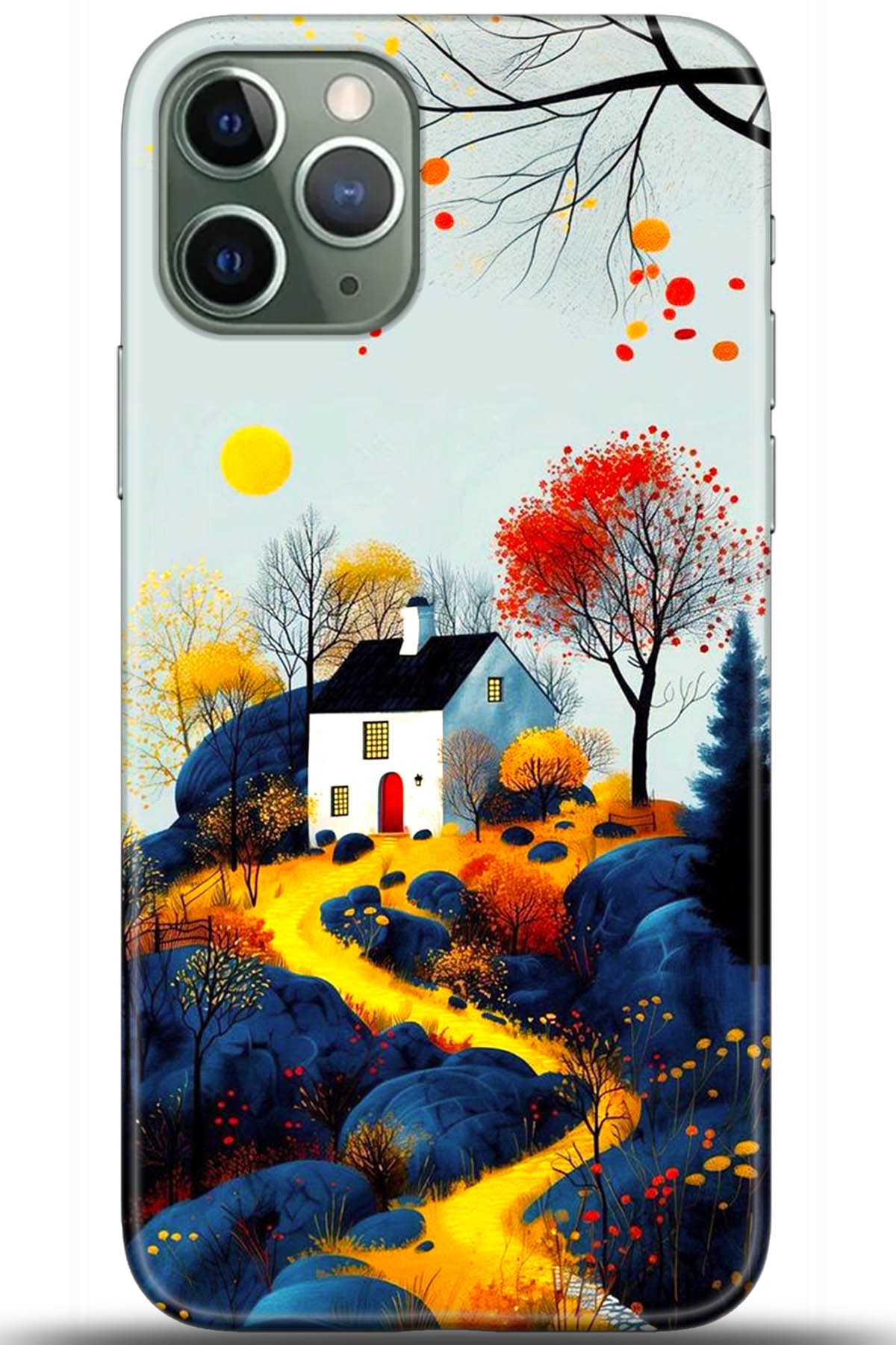 Apple iPhone 11 Pro Max Uyumlu Kılıf HD Baskılı Kılıf - Followed Institution 5569