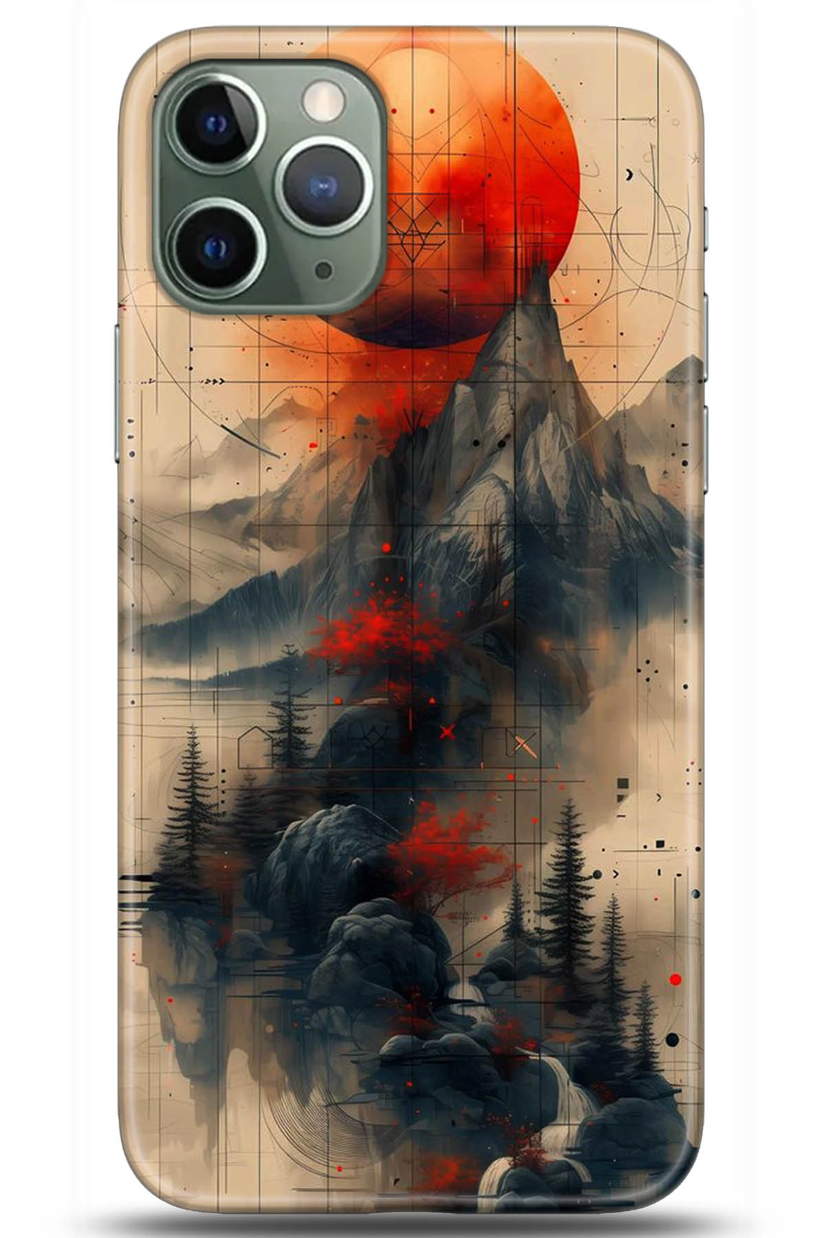 Apple iPhone 11 Pro Kılıf HD Baskılı Kılıf - Followed Institution 5244