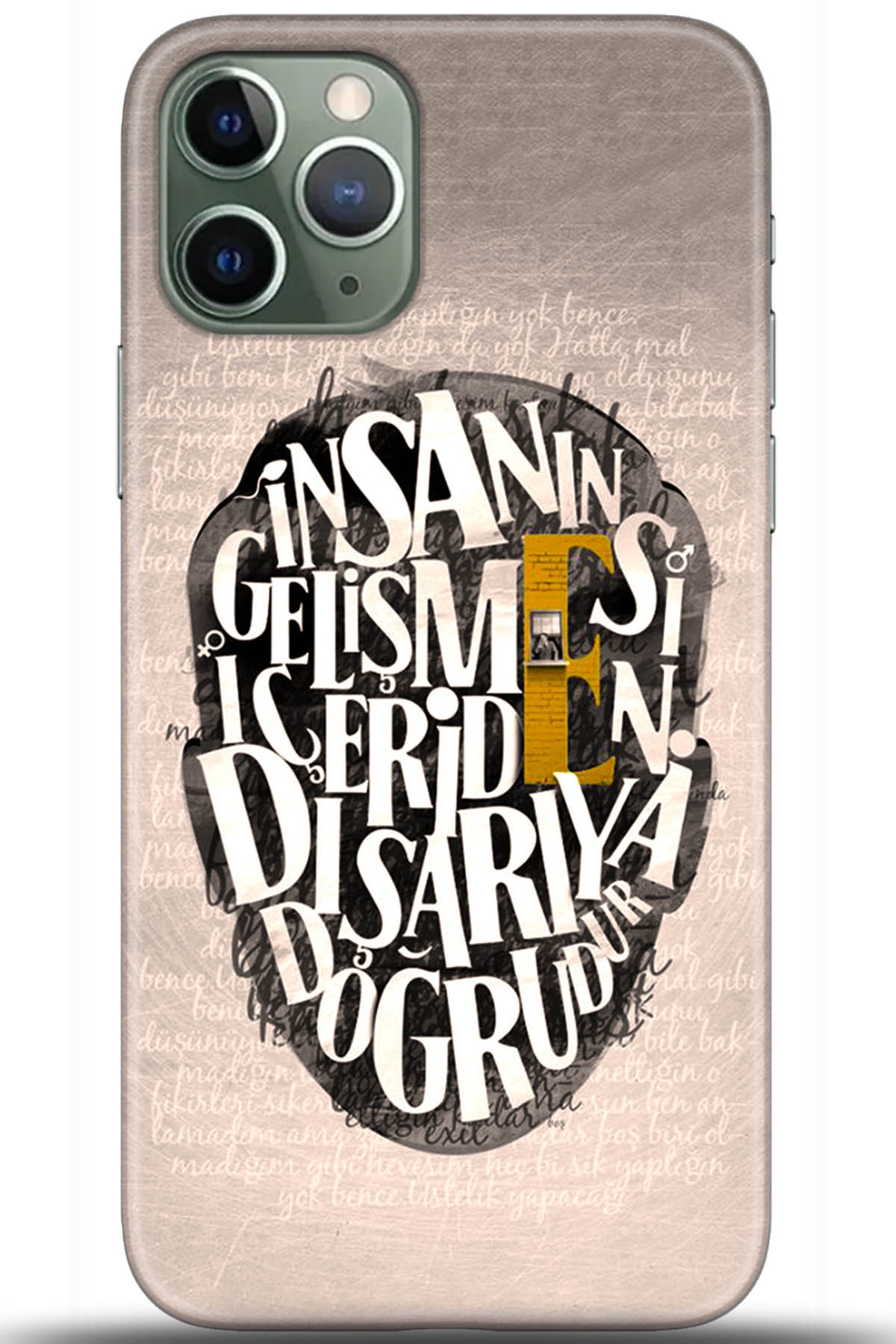 Apple iPhone 11 Pro Uyumlu Kılıf HD Baskılı Kılıf - Followed Institution 5587