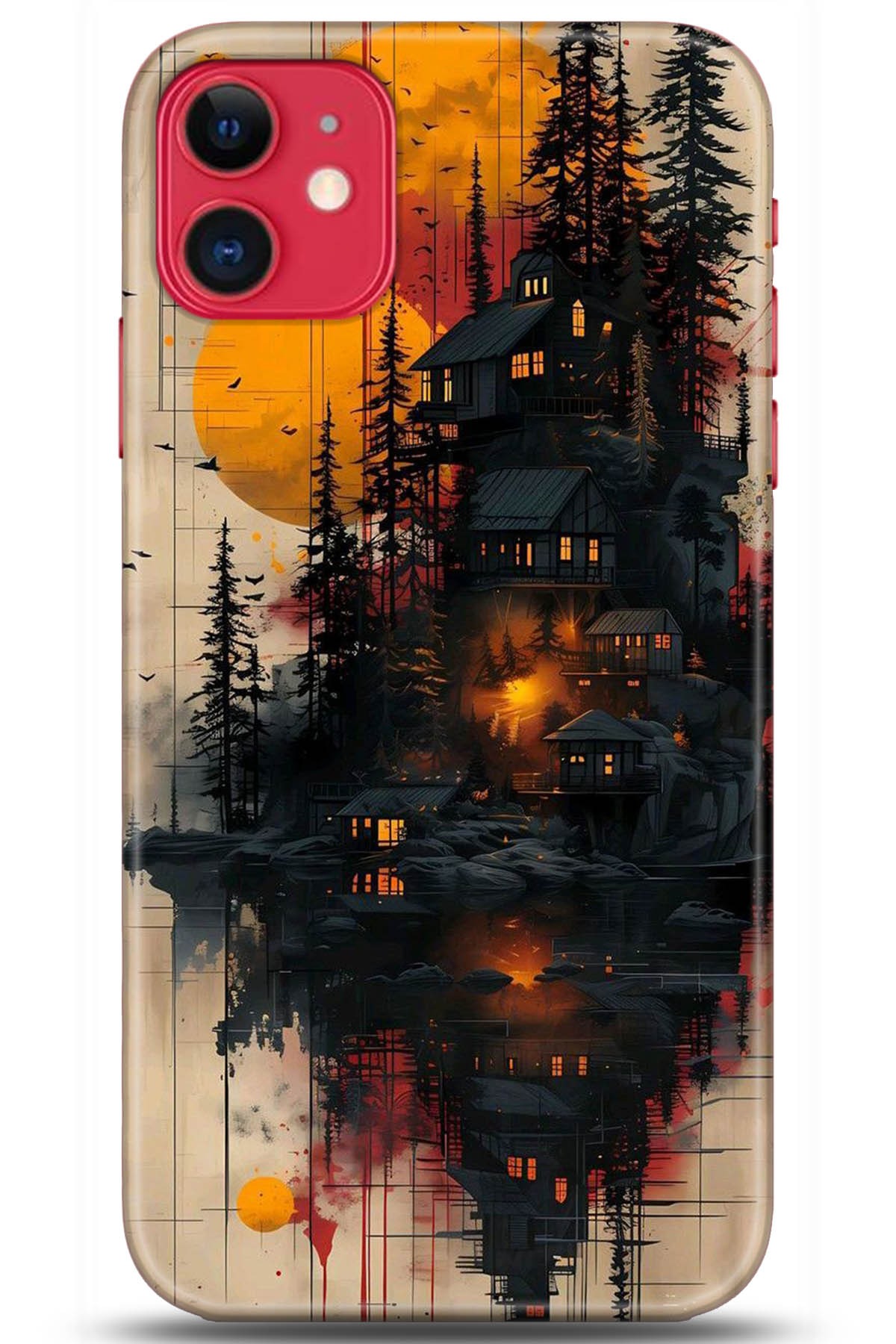 Apple iPhone 11 Kılıf HD Baskılı Kılıf - Followed Institution 5292